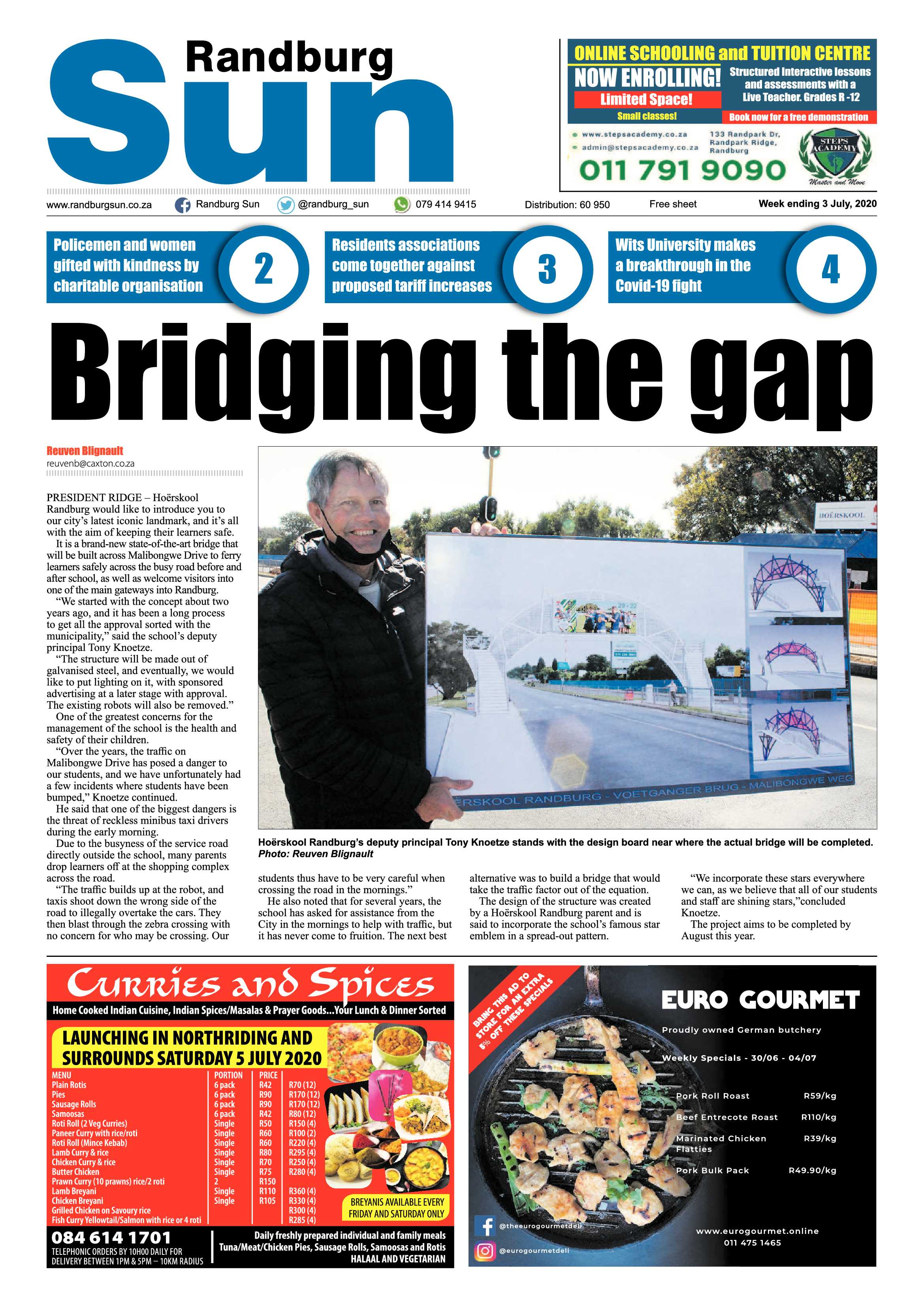 Randburg Sun 3 July 2020 page 1