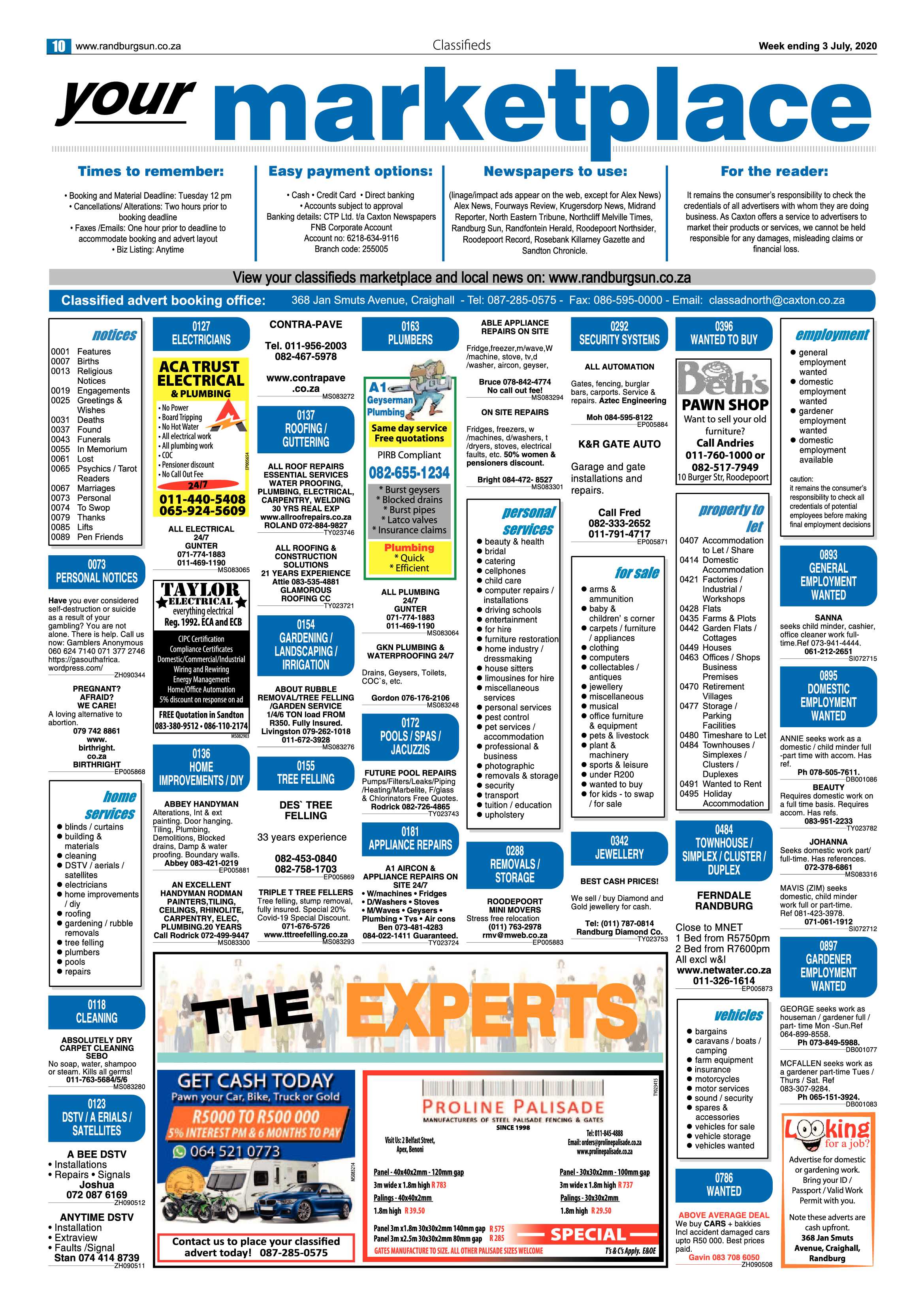 Randburg Sun 3 July 2020 page 10