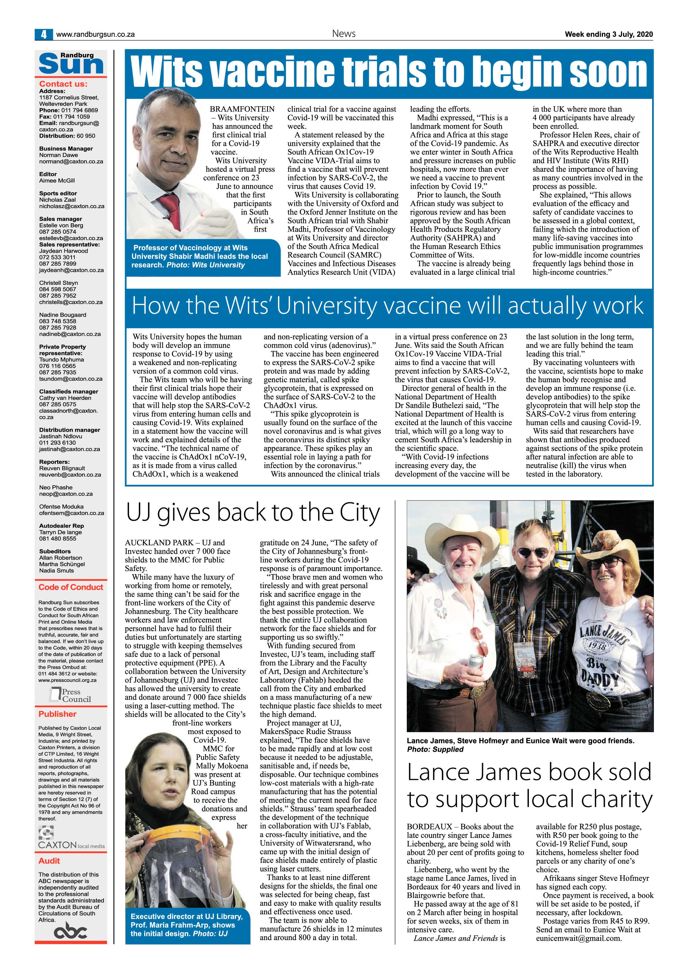 Randburg Sun 3 July 2020 page 4