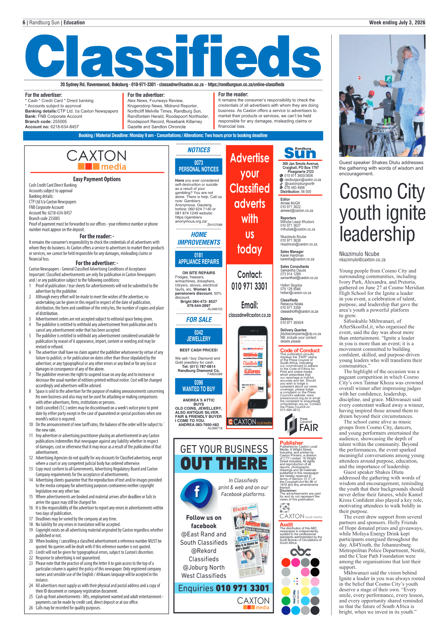 Randburg Sun 3 July 2026 page 6