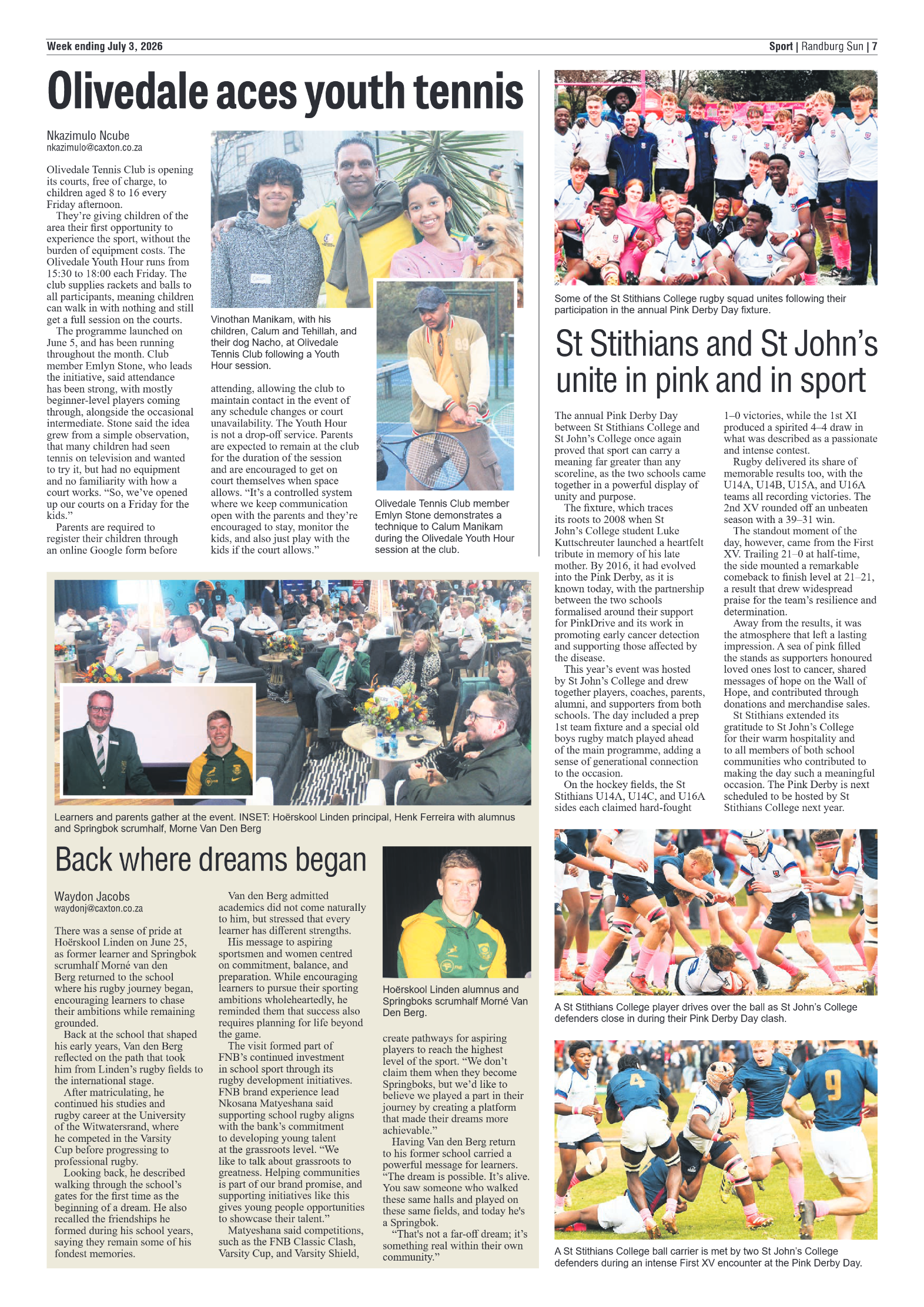 Randburg Sun 3 July 2026 page 7