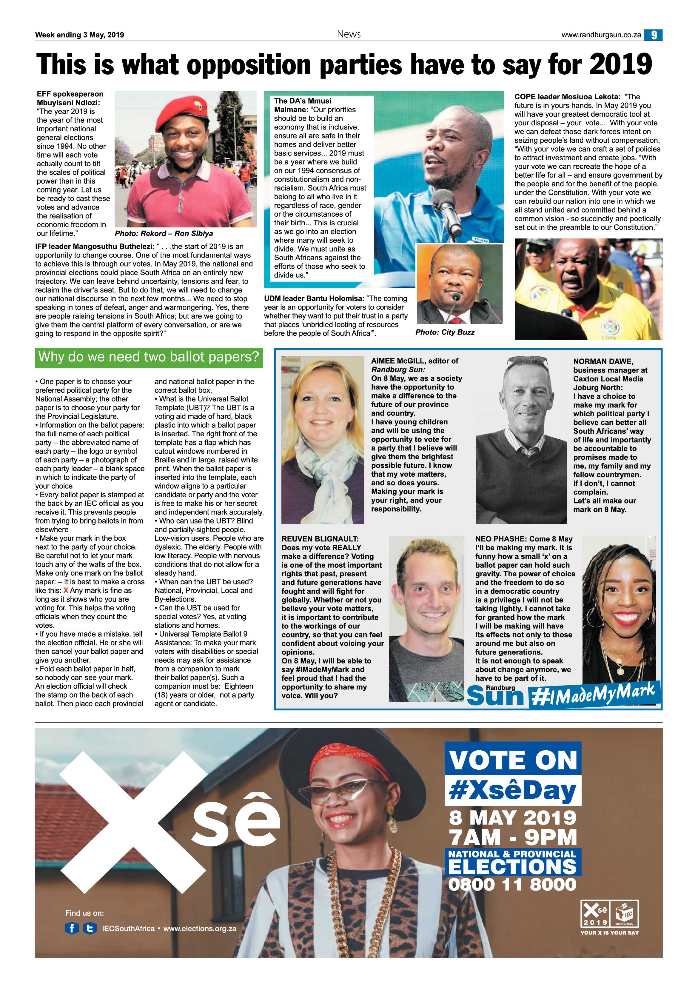 Randburg Sun 3 May, 2019 page 9