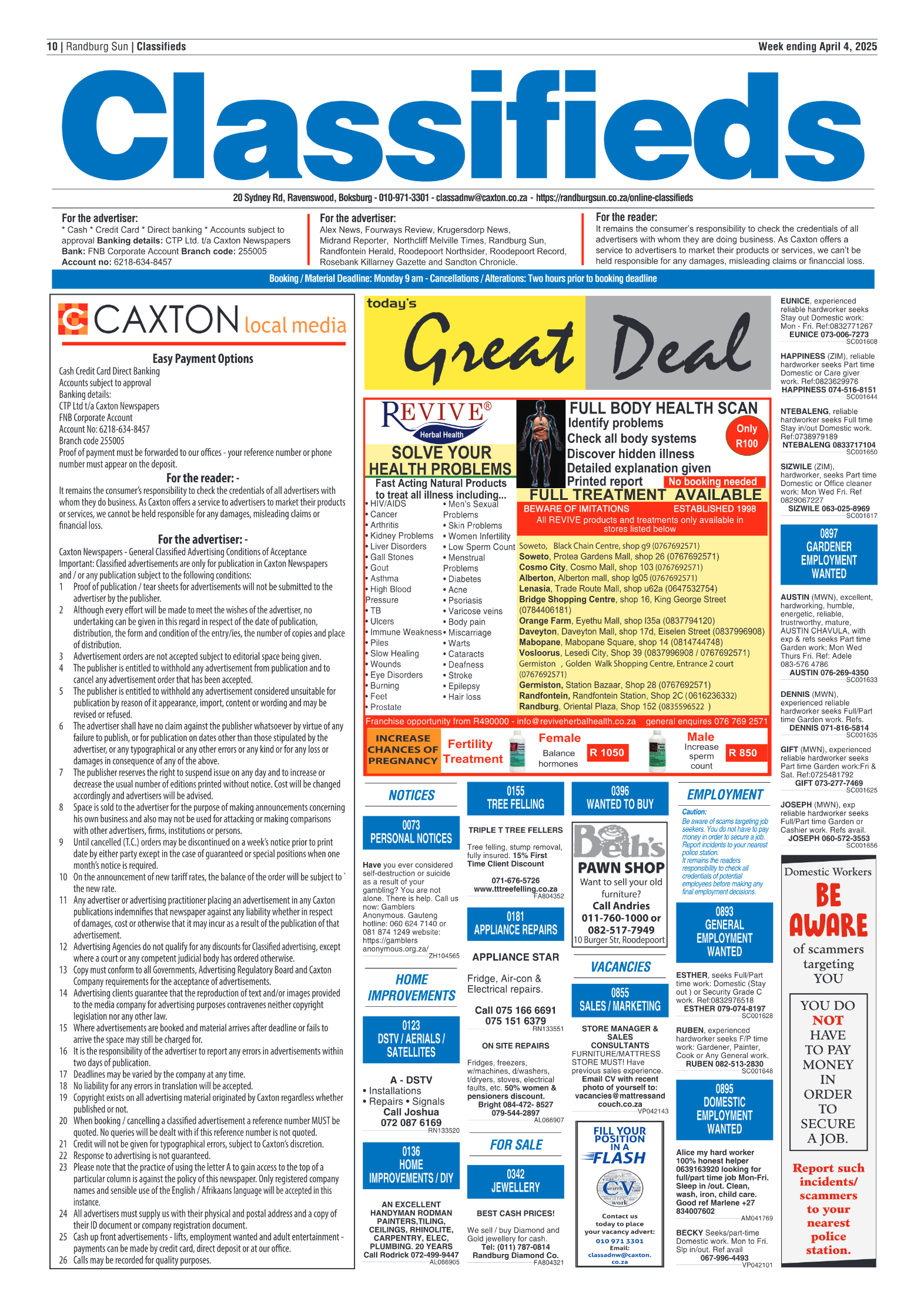 Randburg Sun 4 April 2025 page 10