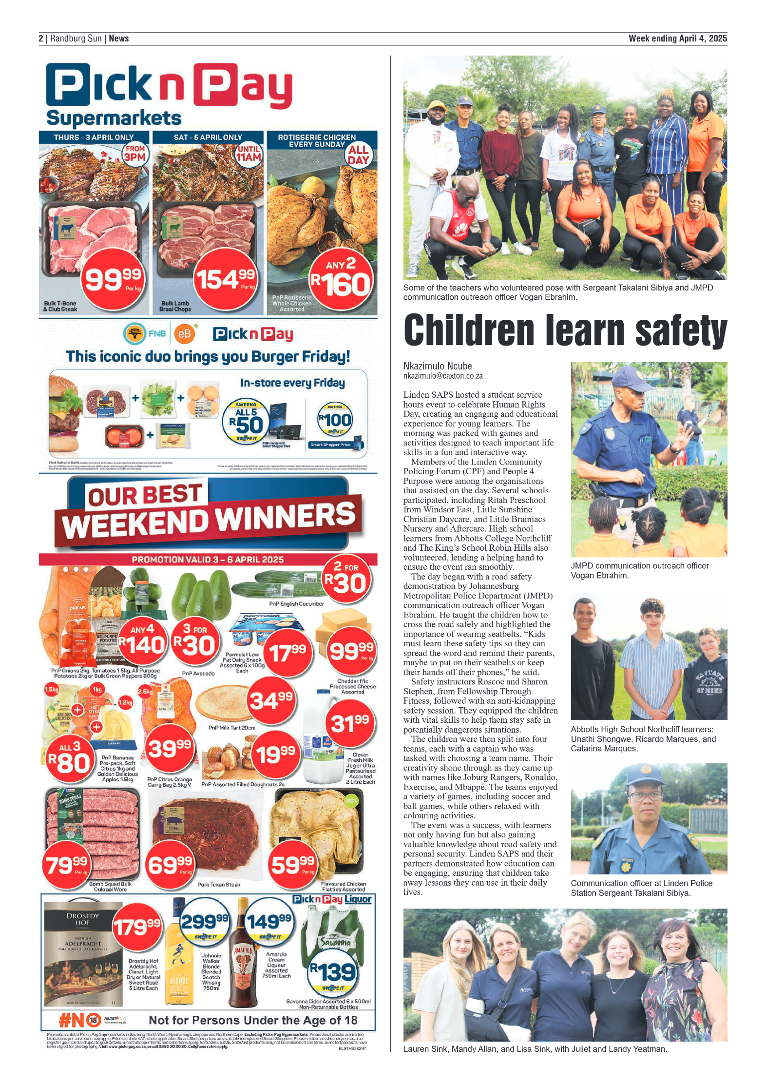 Randburg Sun 4 April 2025 page 2