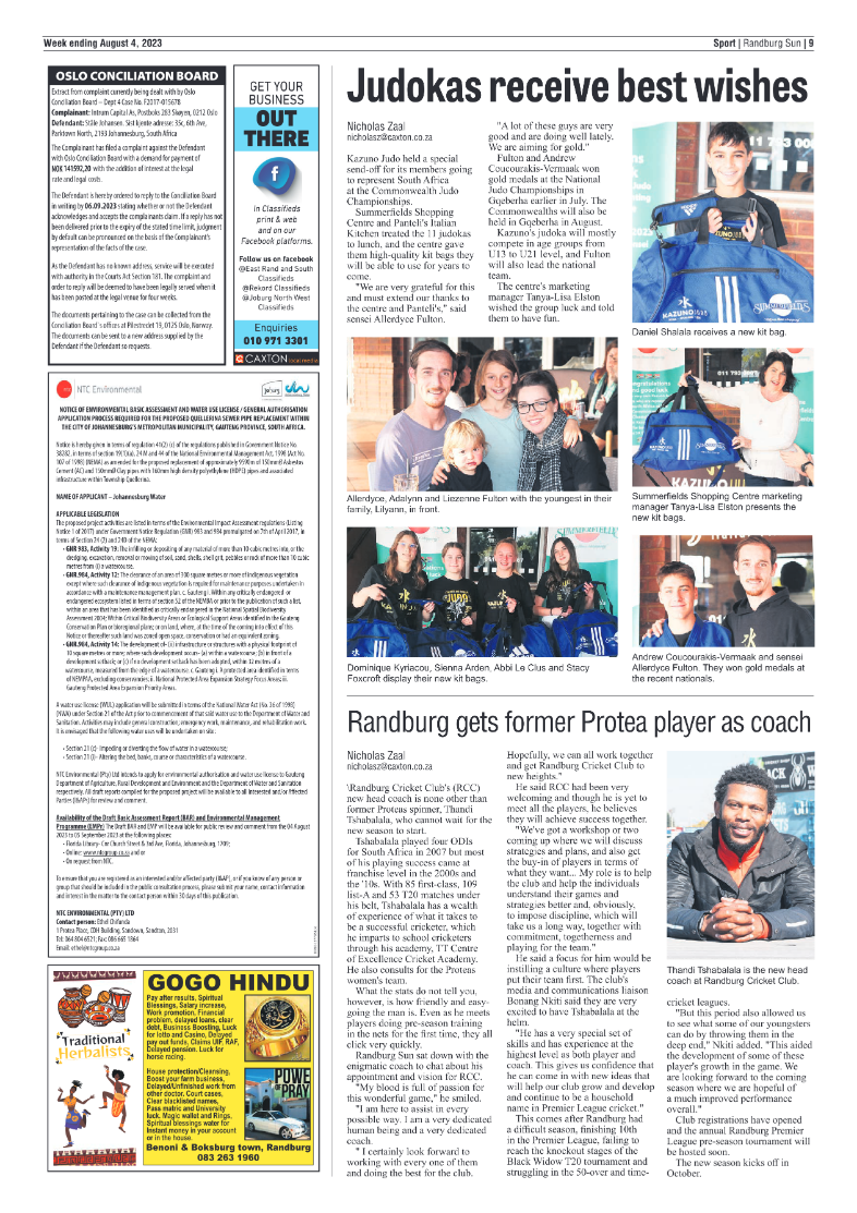 Randburg Sun 4 August 2023 page 17