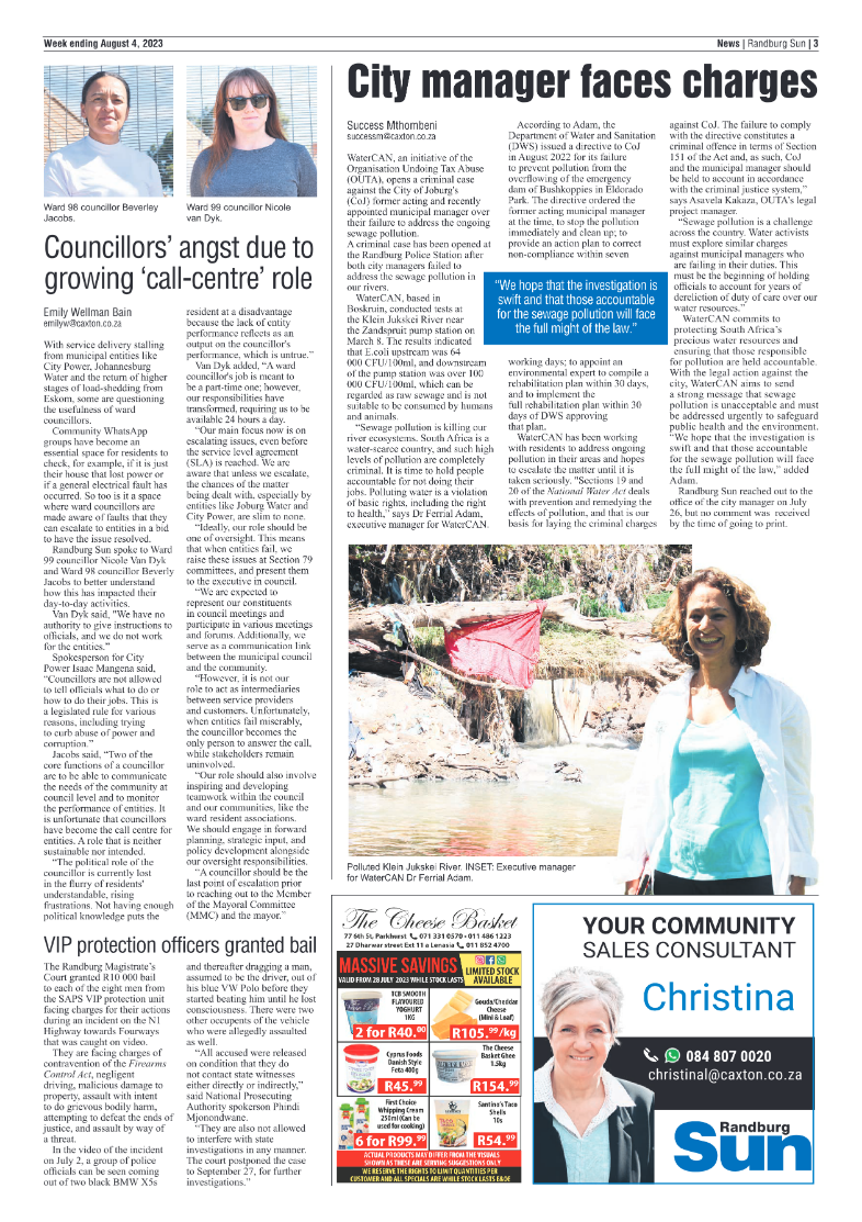 Randburg Sun 4 August 2023 page 3
