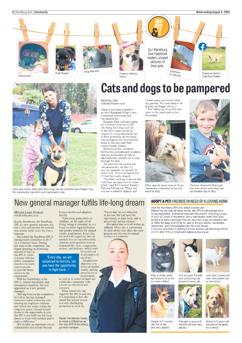Randburg Sun 4 August 2023 page 6