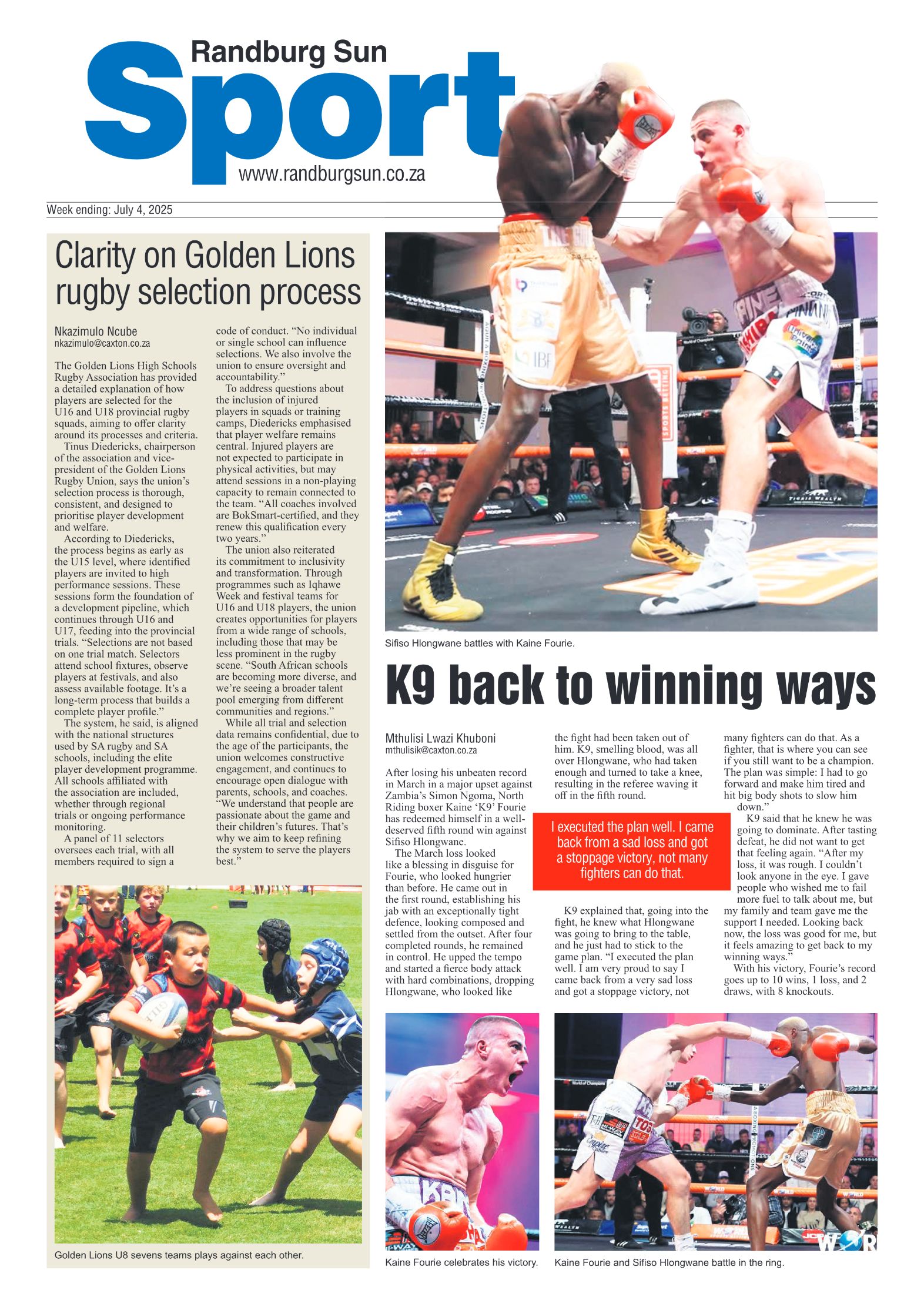 Randburg Sun 4 July 2025 page 12