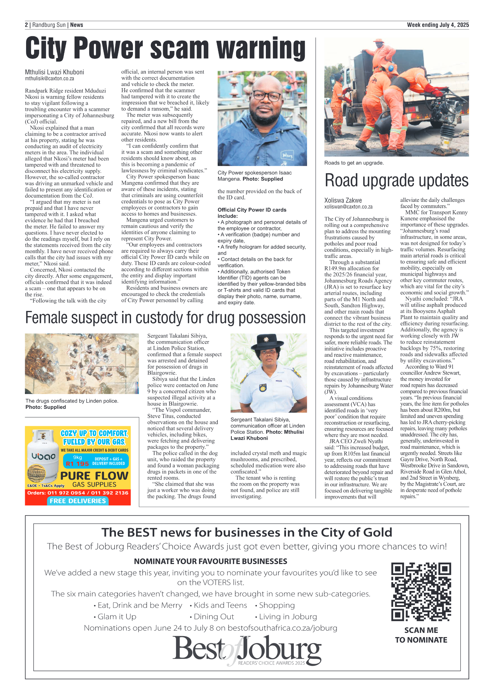 Randburg Sun 4 July 2025 page 2