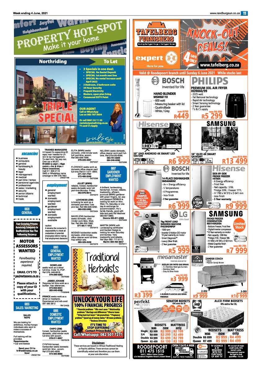 Randburg Sun 4 June 2021 page 11