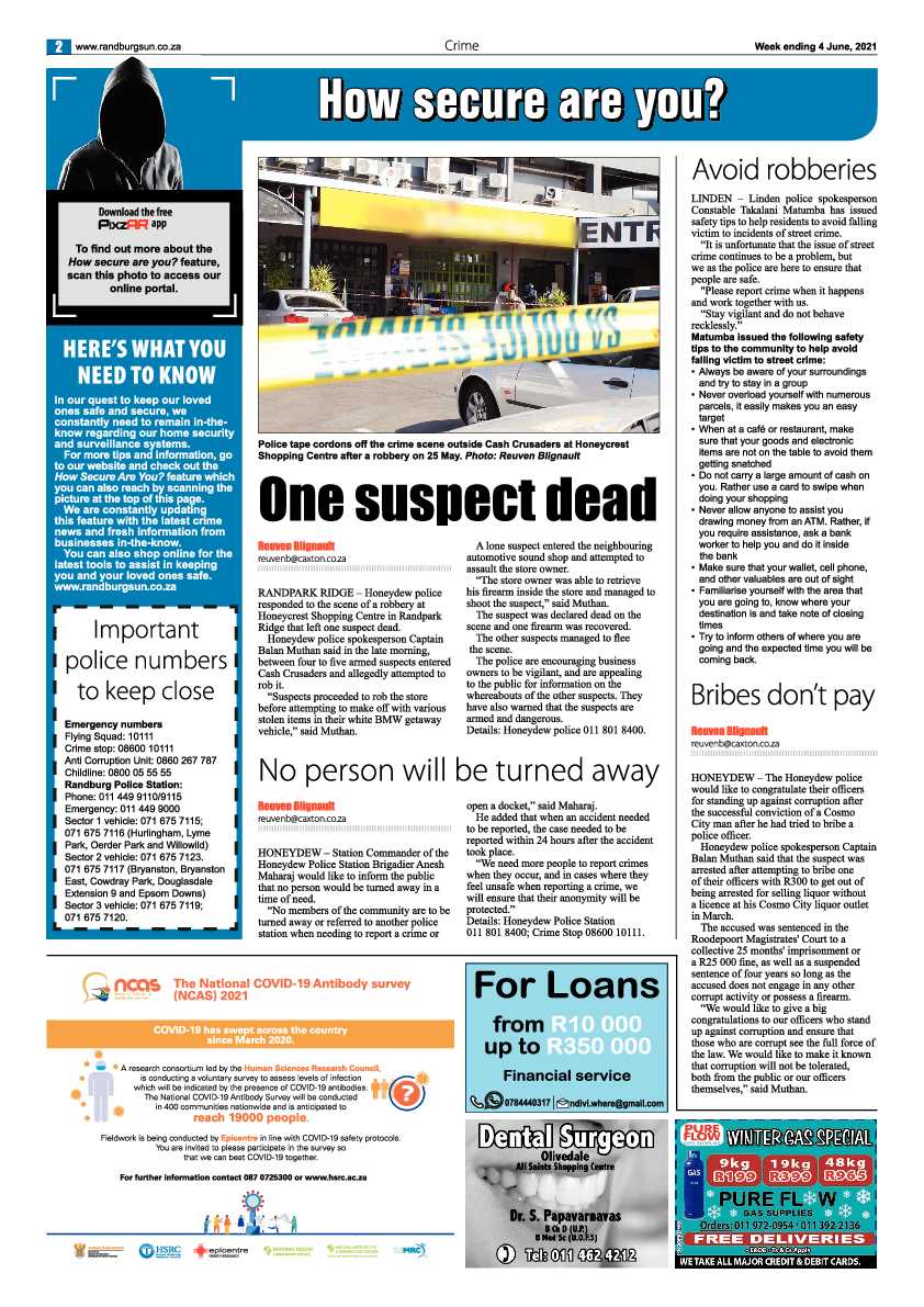 Randburg Sun 4 June 2021 page 2