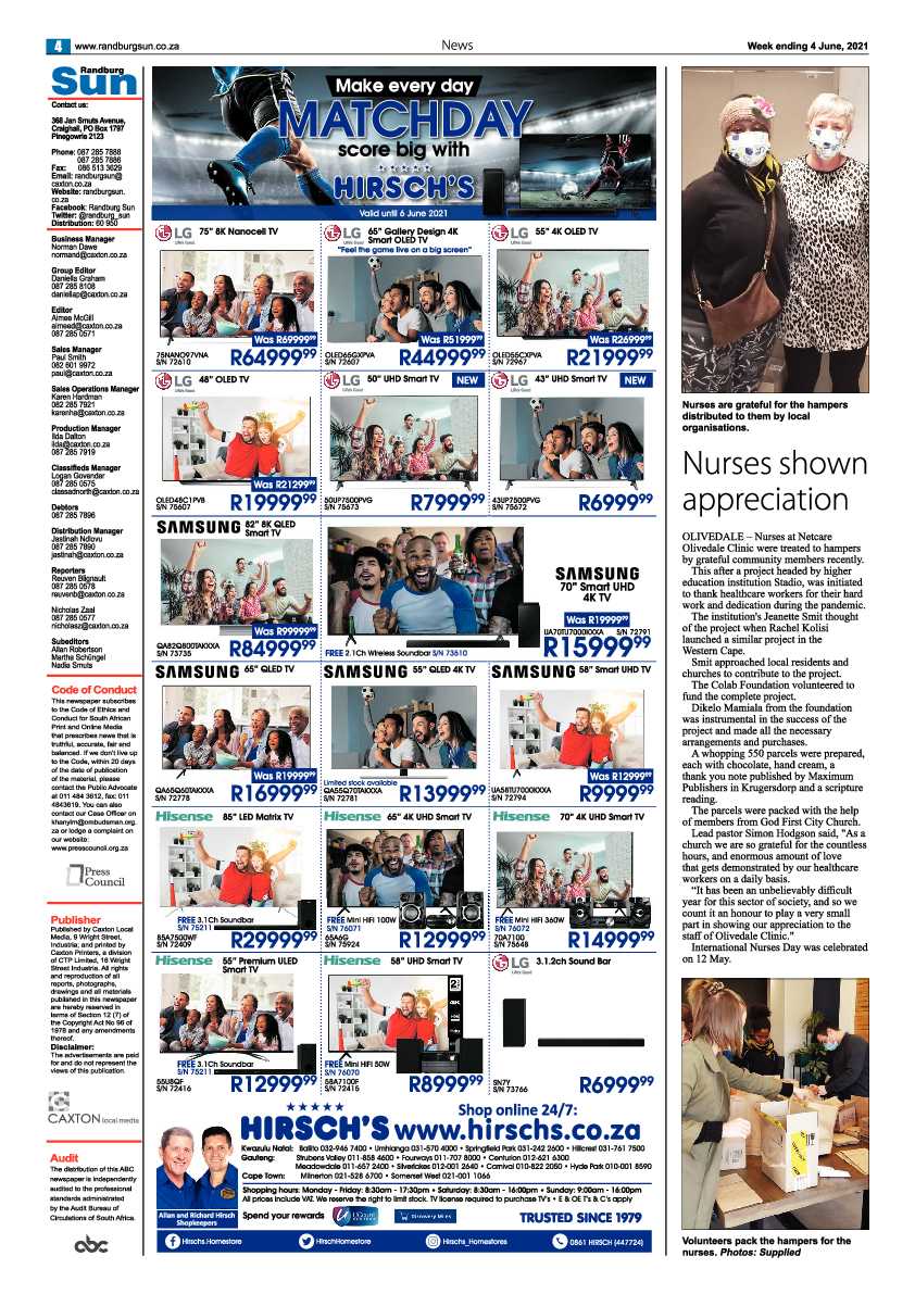 Randburg Sun 4 June 2021 page 4
