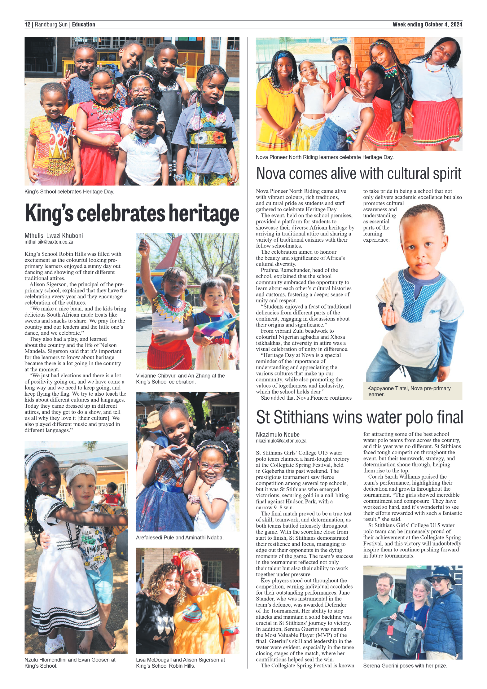 Randburg Sun 4 October 2024 page 12