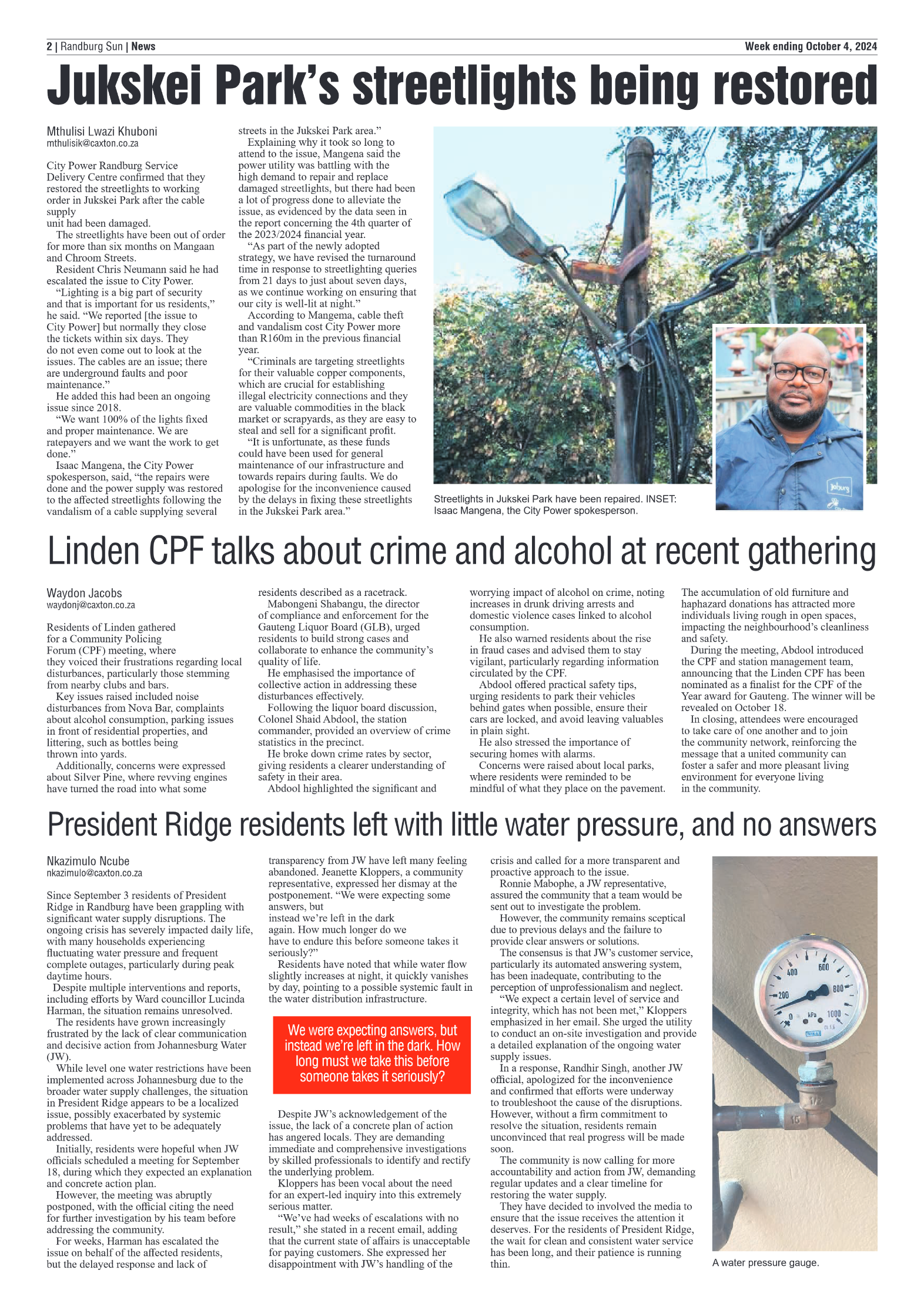 Randburg Sun 4 October 2024 page 2