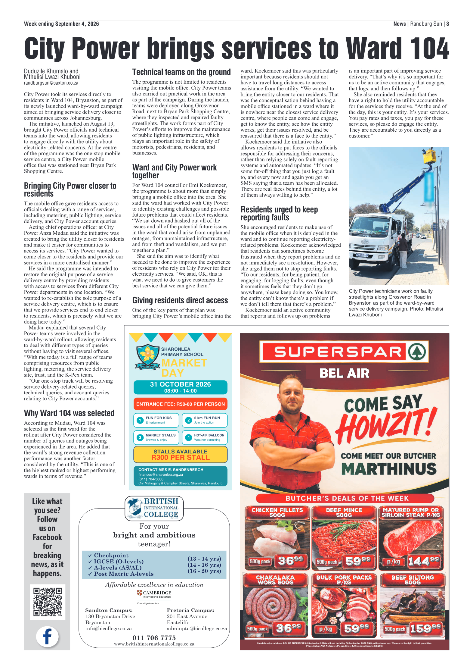 Randburg Sun 4 September 2026 page 3