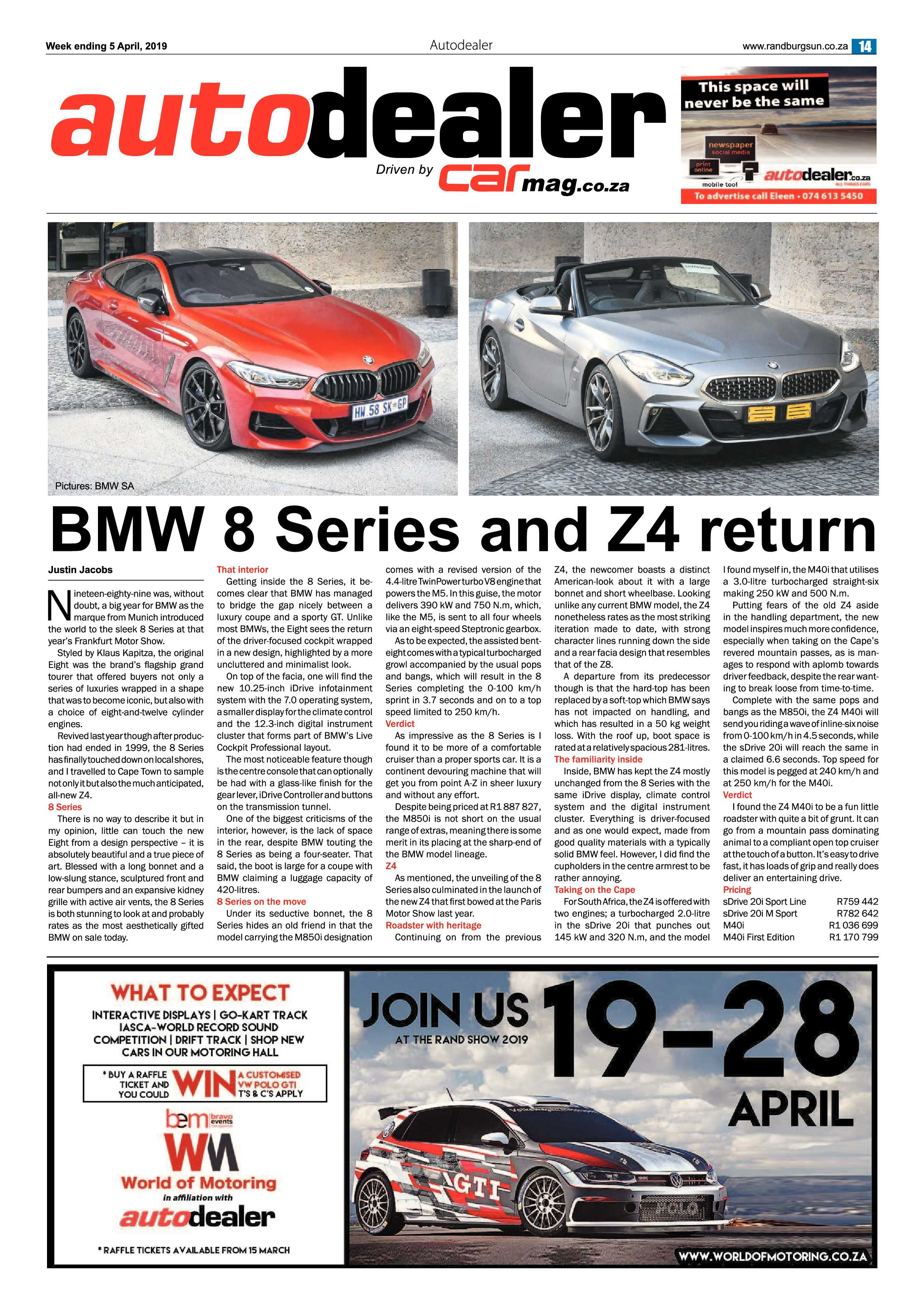 Randburg Sun 5 April, 2019 page 14