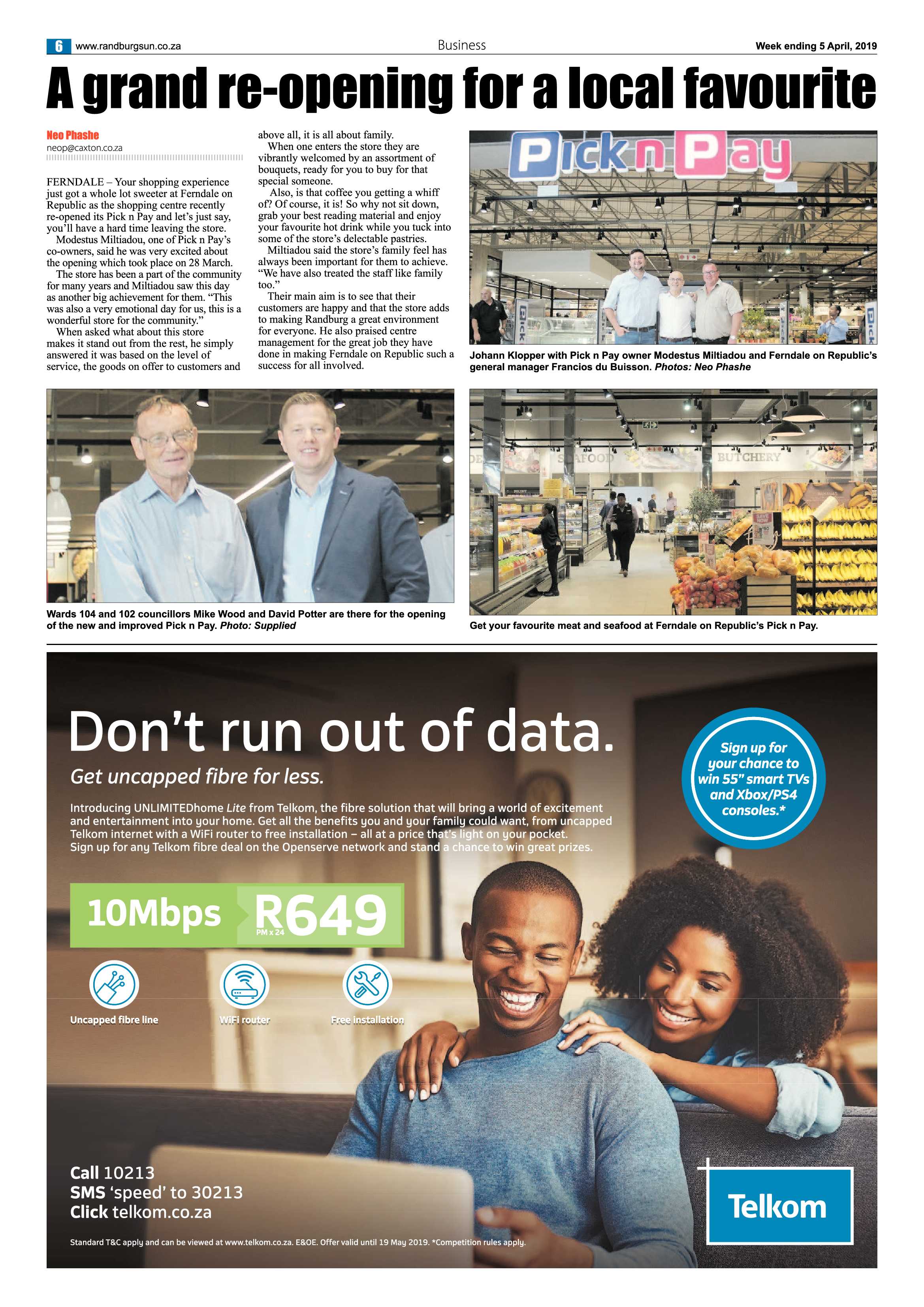 Randburg Sun 5 April, 2019 page 6