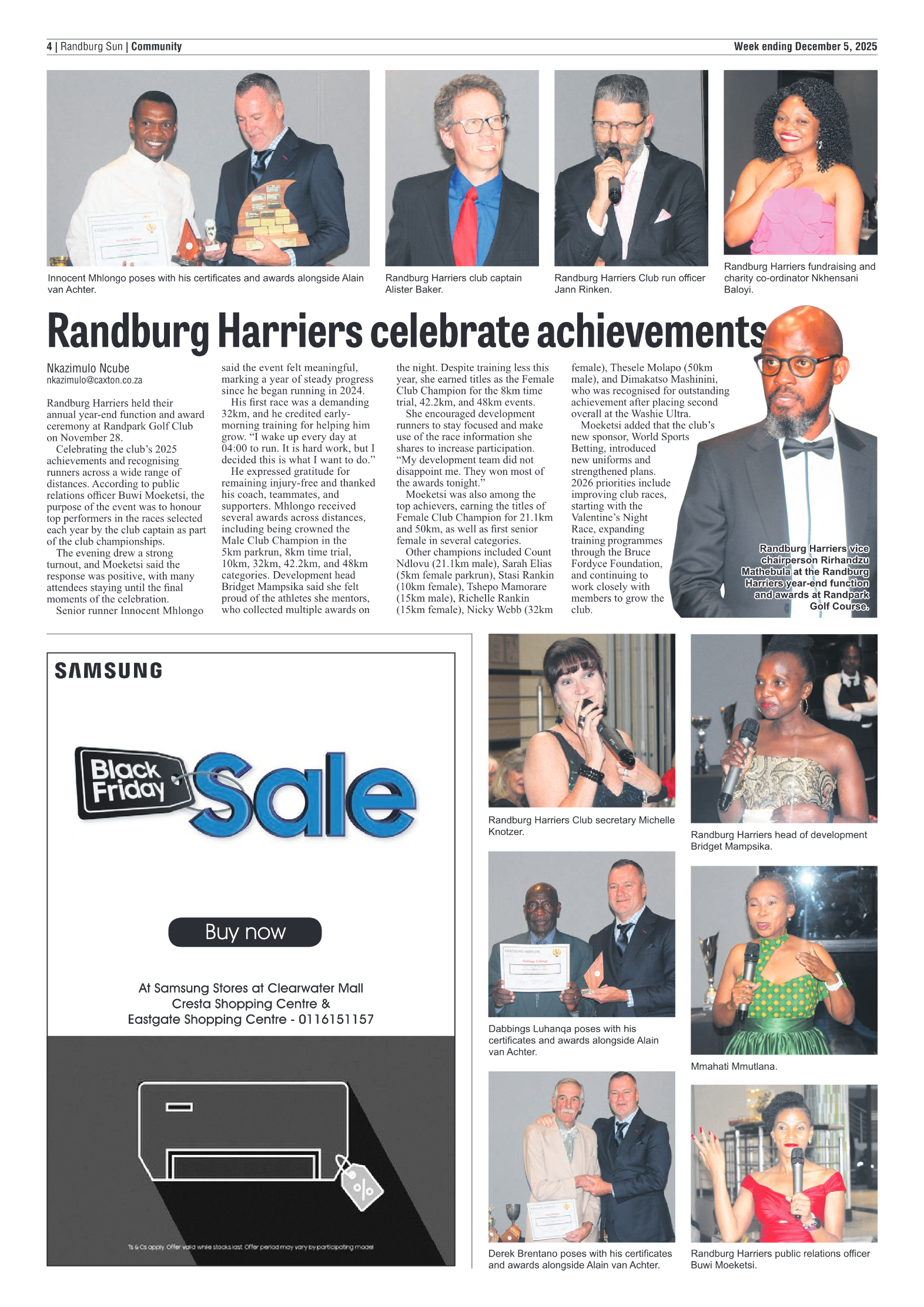 Randburg Sun 5 December 2025 page 4