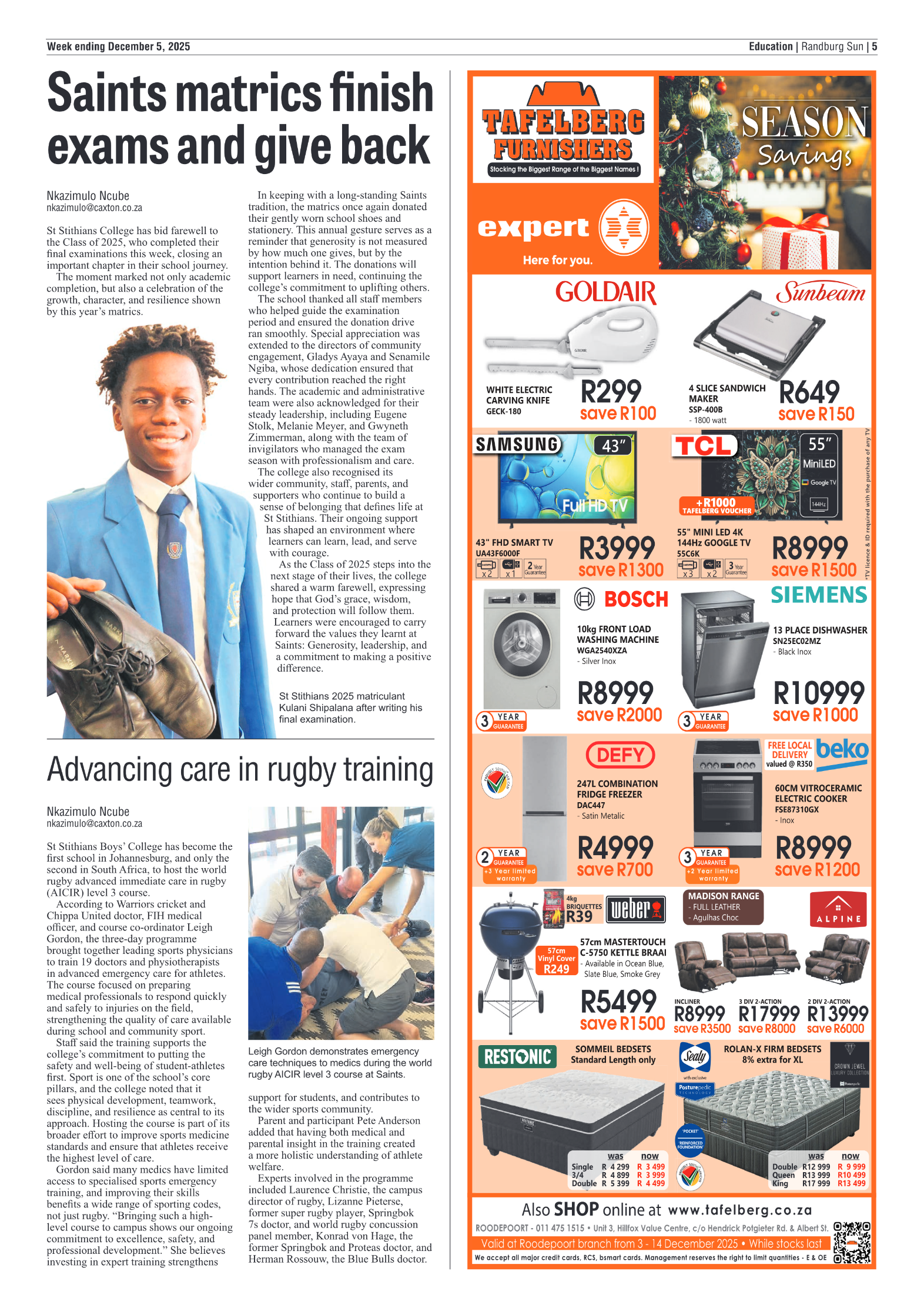 Randburg Sun 5 December 2025 page 5