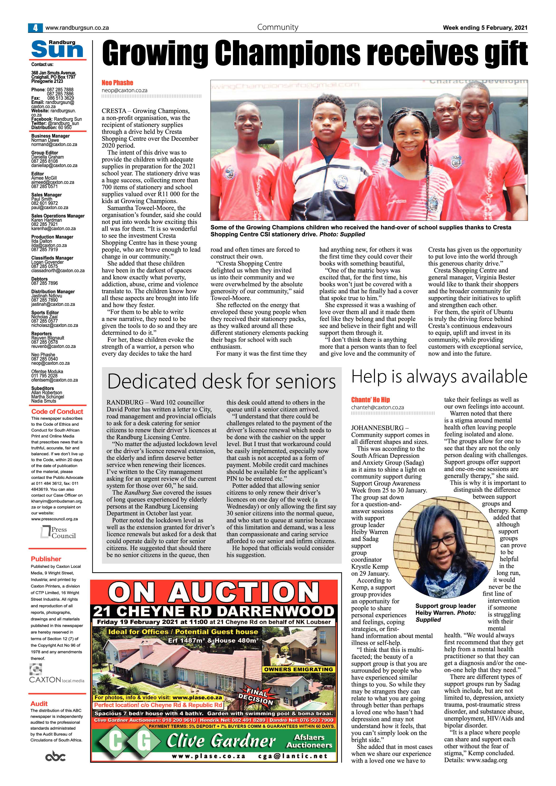 Randburg Sun 5 February 2021 page 4