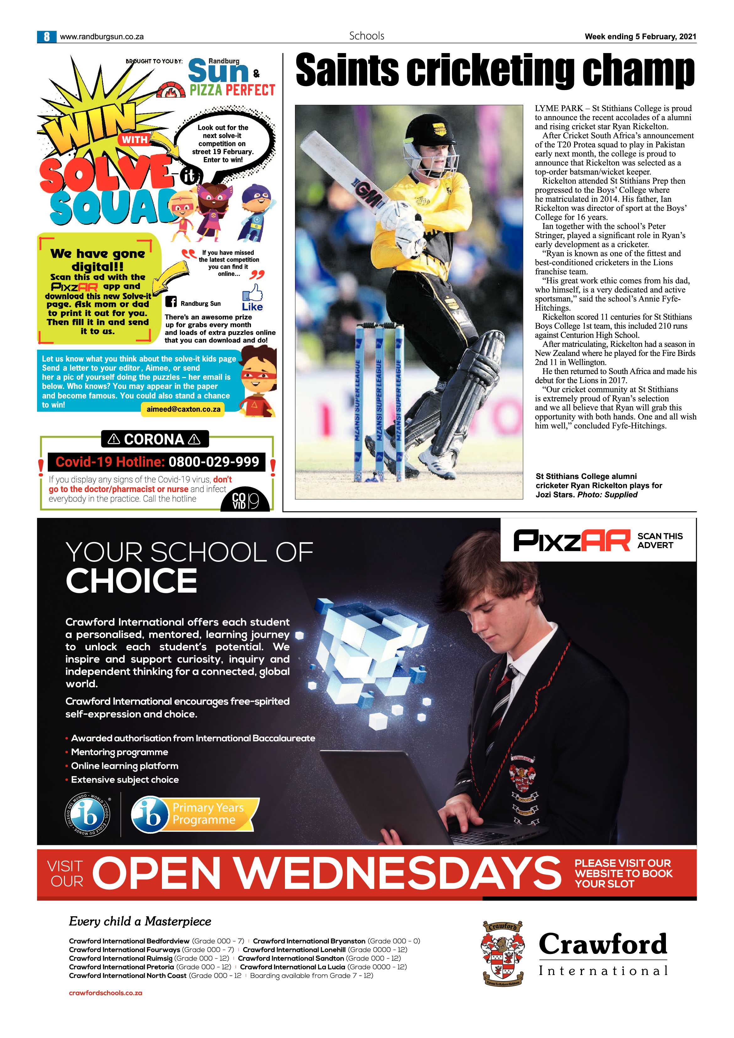 Randburg Sun 5 February 2021 page 8