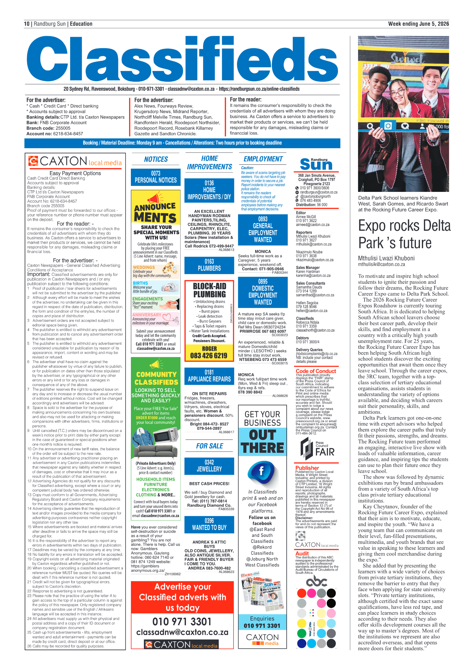 Randburg Sun 5 June 2026 page 10