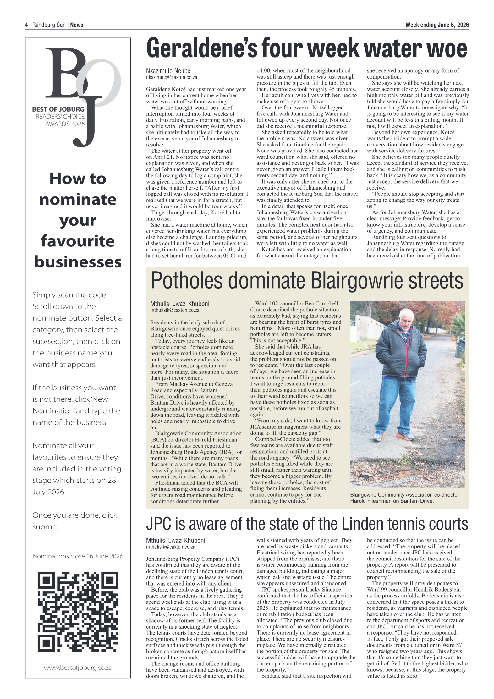 Randburg Sun 5 June 2026 page 4