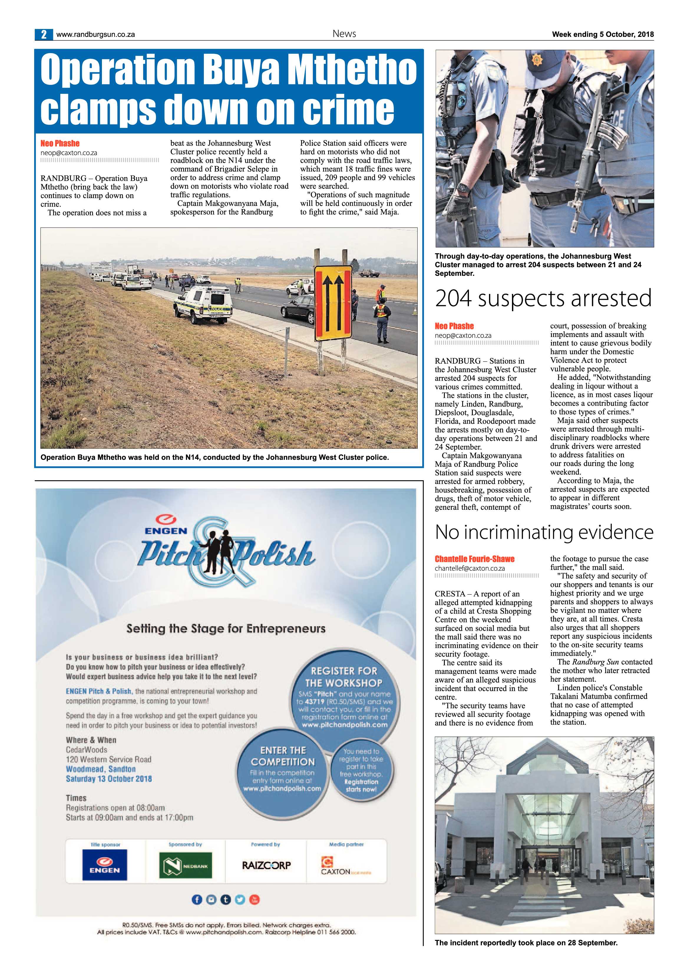 Randburg Sun 5 October 2018 page 2