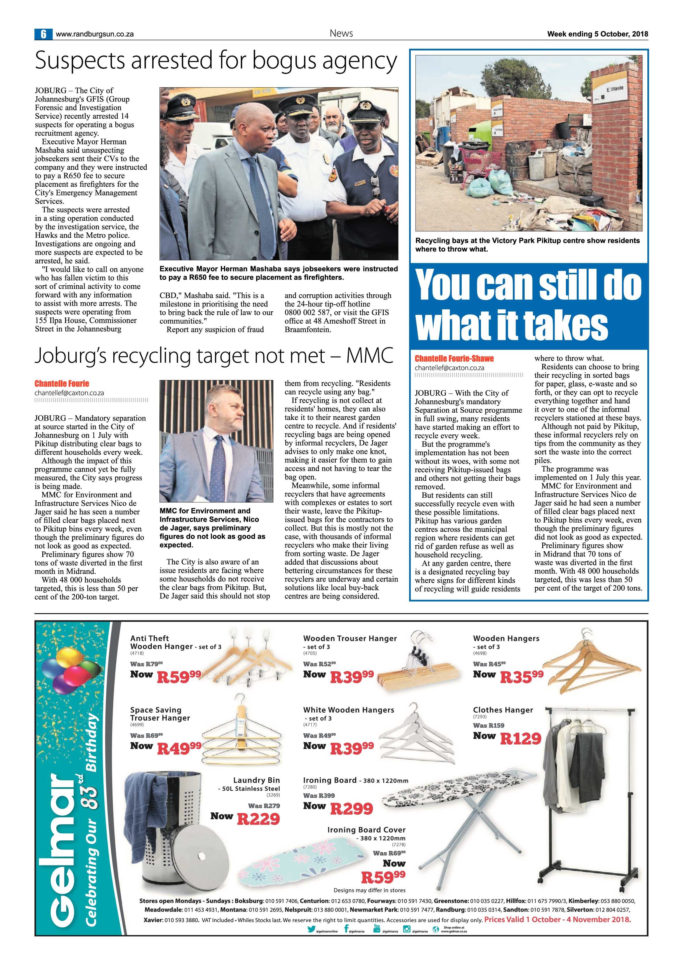 Randburg Sun 5 October 2018 page 6