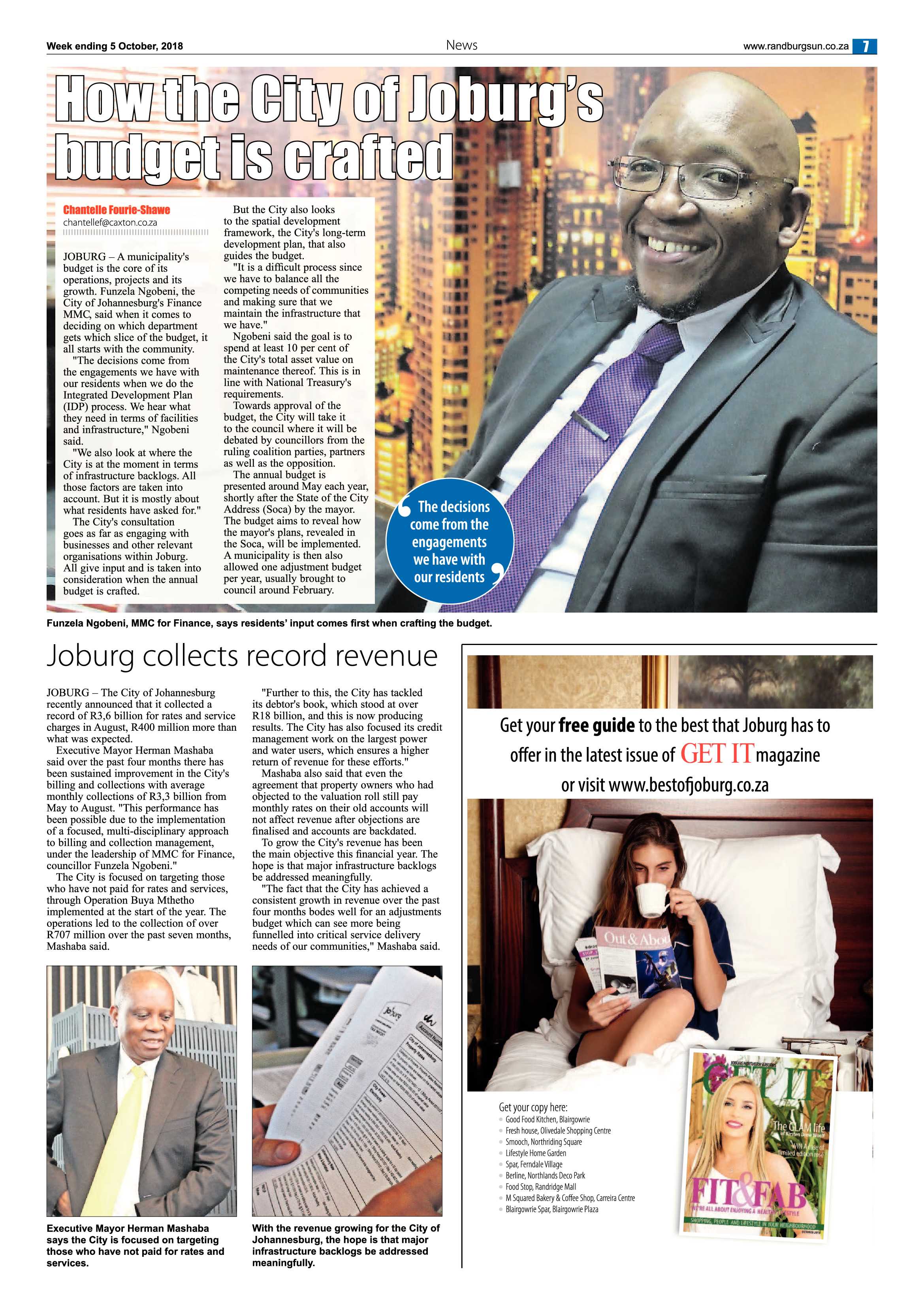 Randburg Sun 5 October 2018 page 7