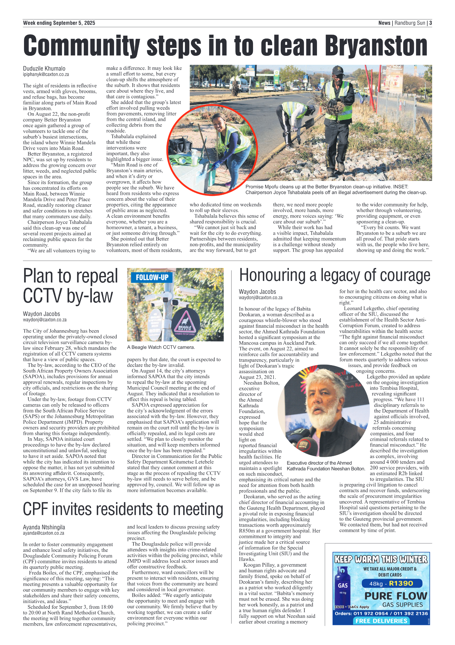 Randburg Sun 5 September 2025 page 3