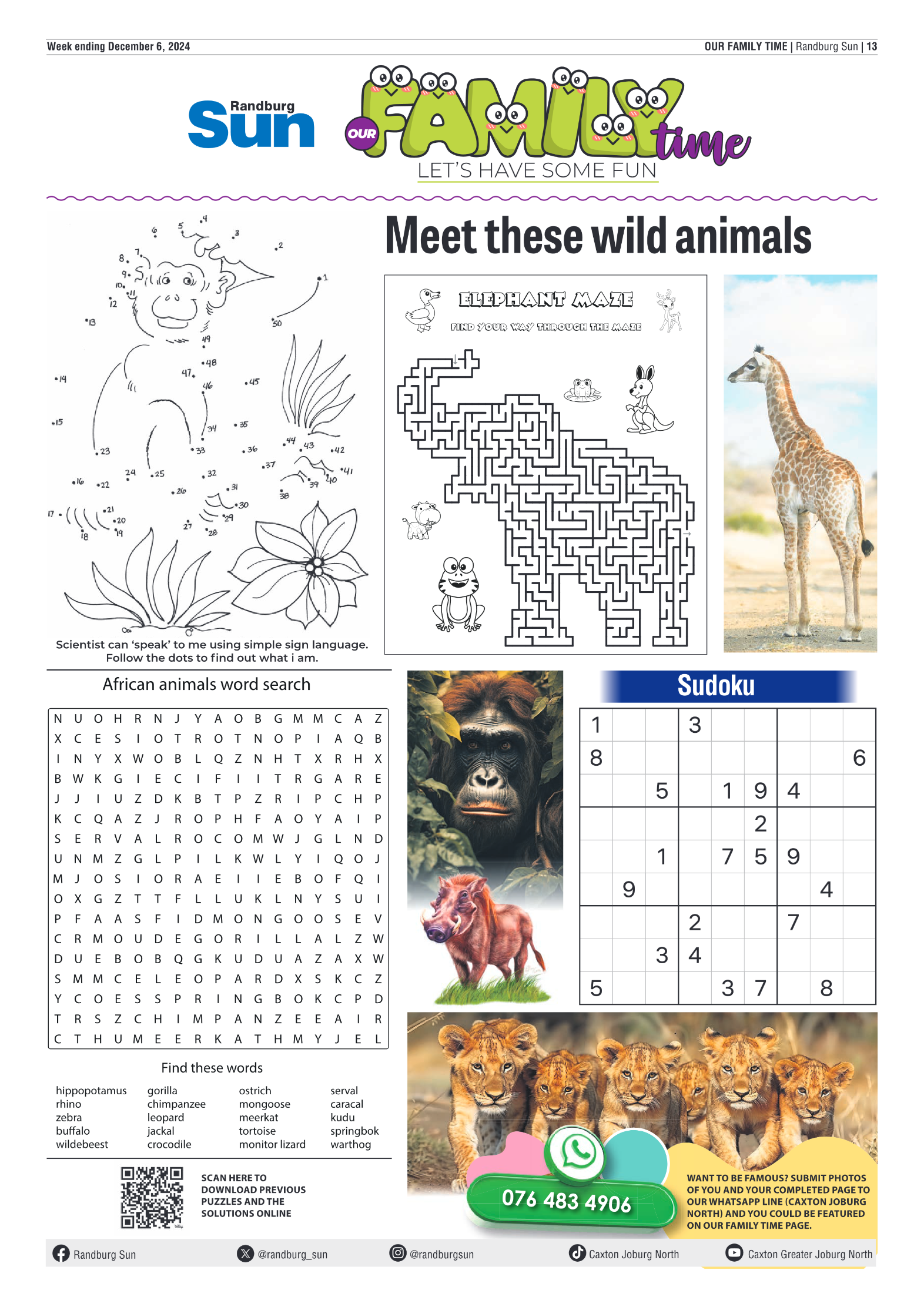 Randburg Sun 6 December 2024 page 13