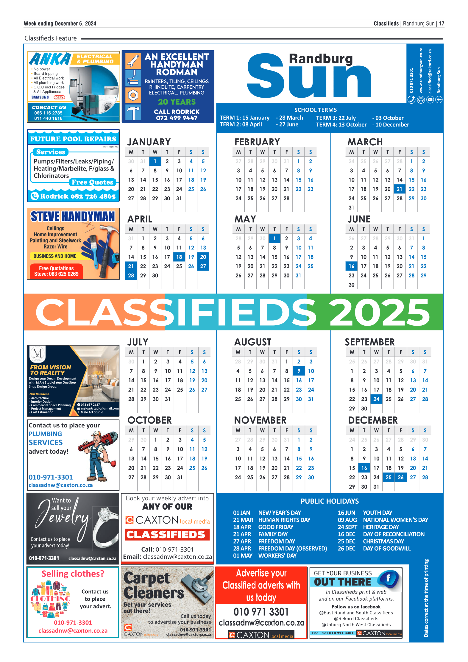Randburg Sun 6 December 2024 page 17