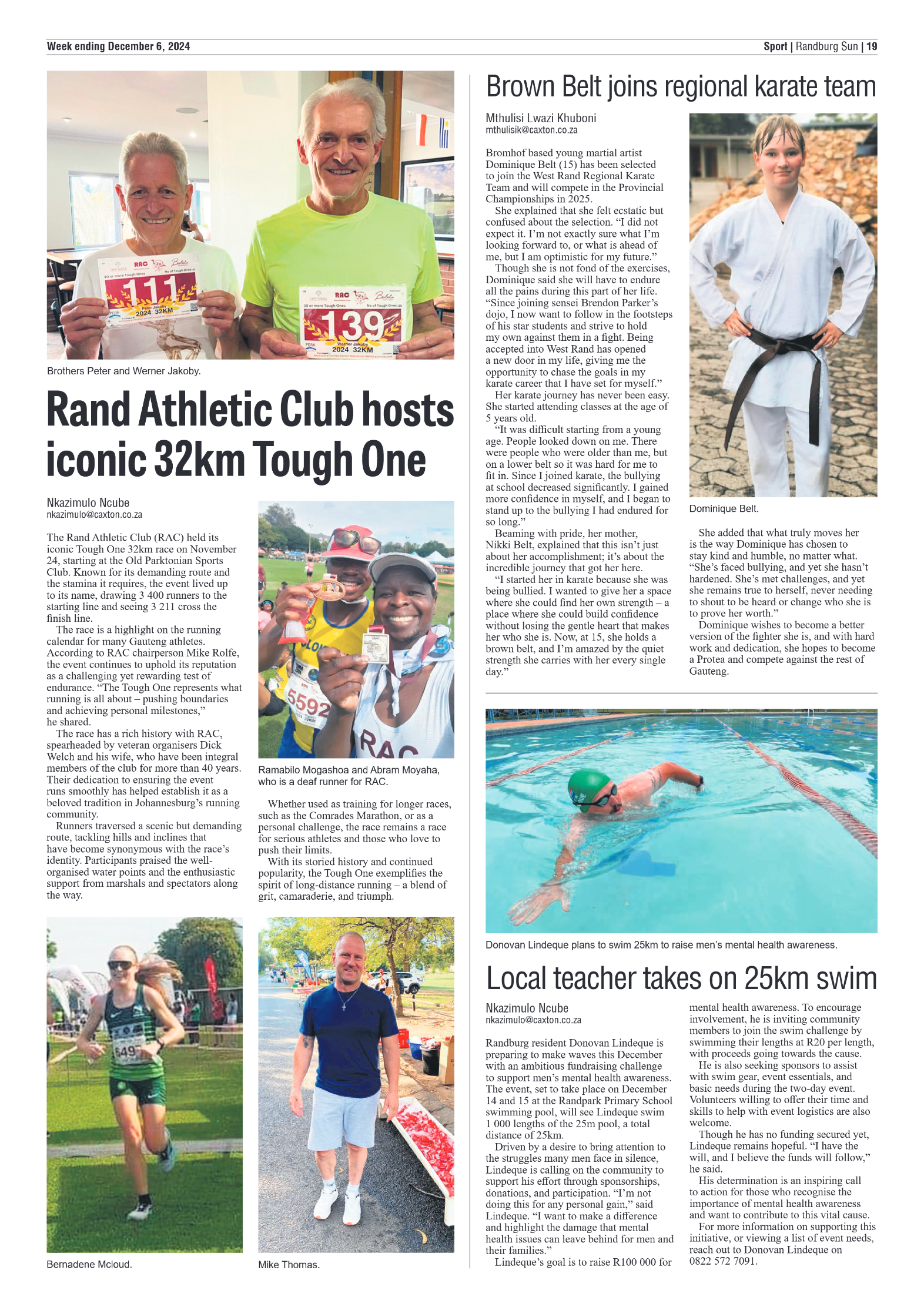 Randburg Sun 6 December 2024 page 19