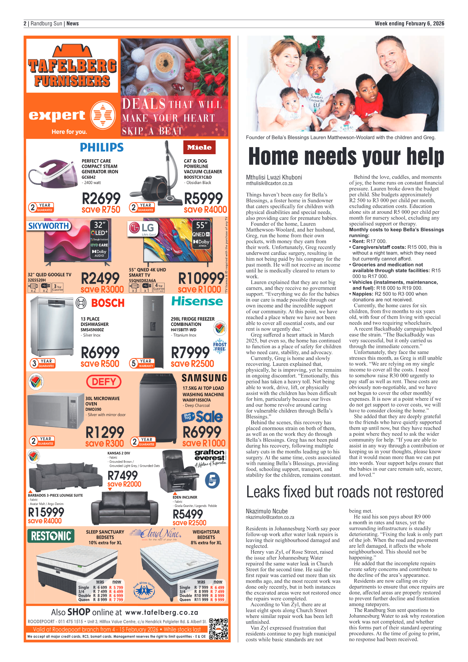 Randburg Sun 6 February 2026 page 2