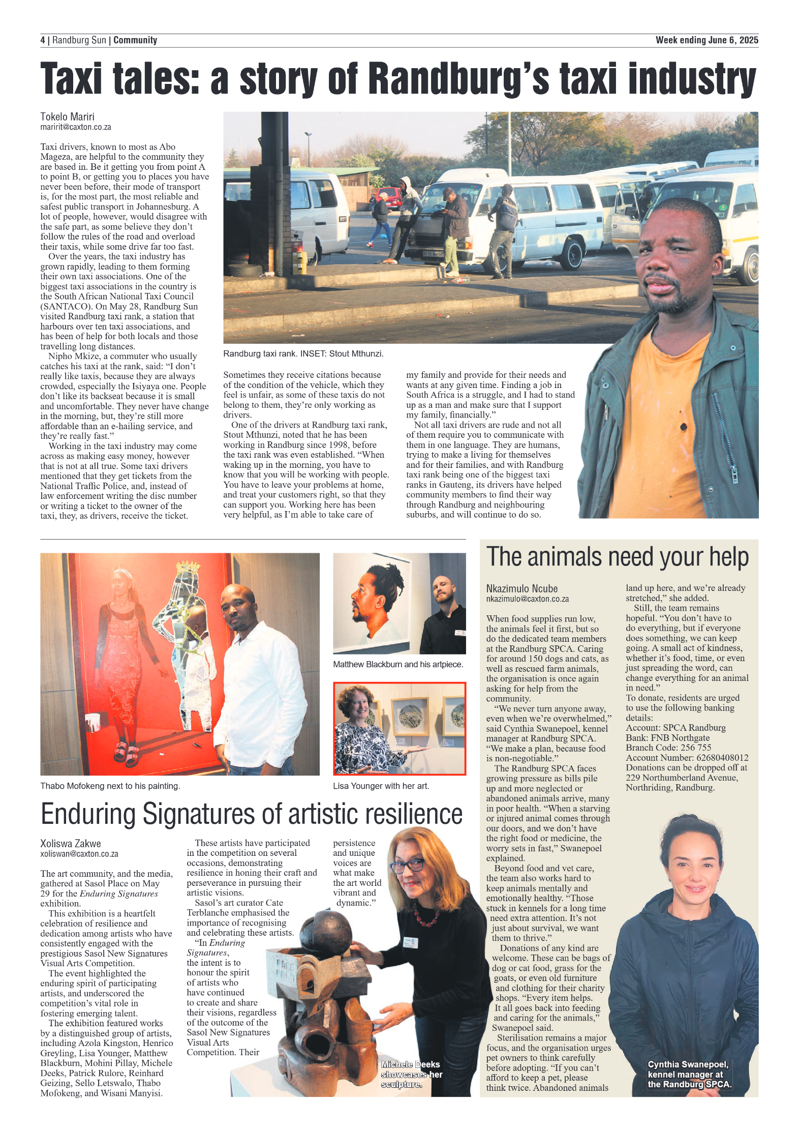 Randburg Sun 6 June 2025 page 4