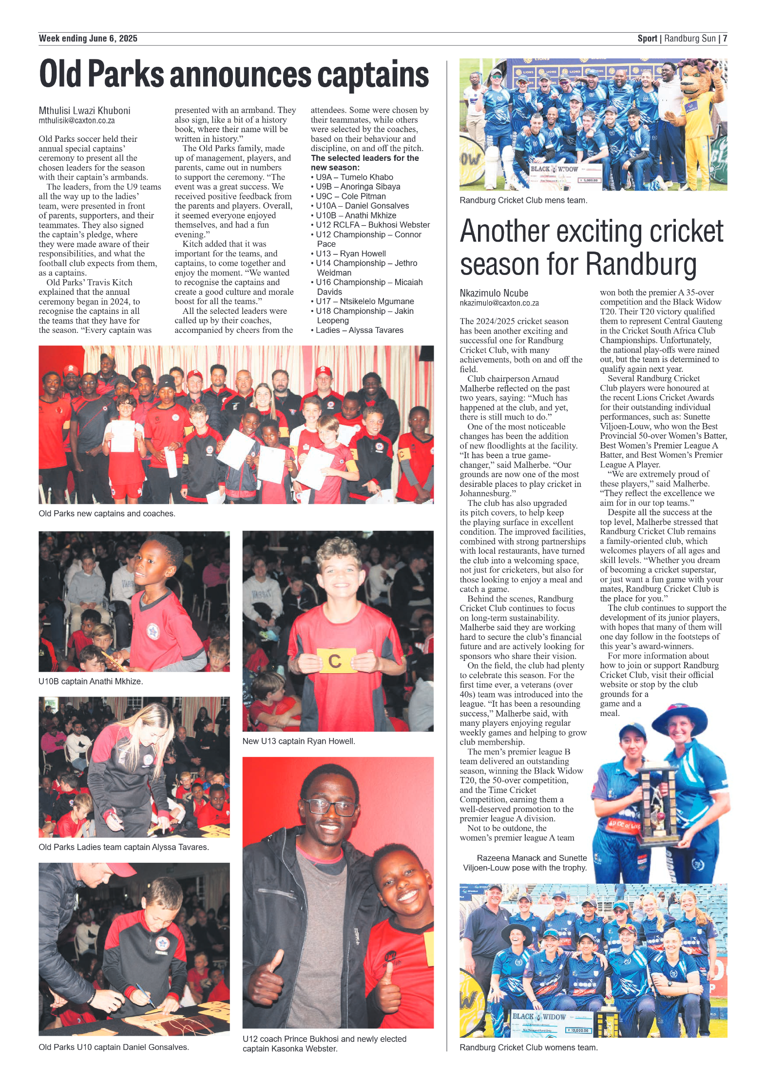 Randburg Sun 6 June 2025 page 7
