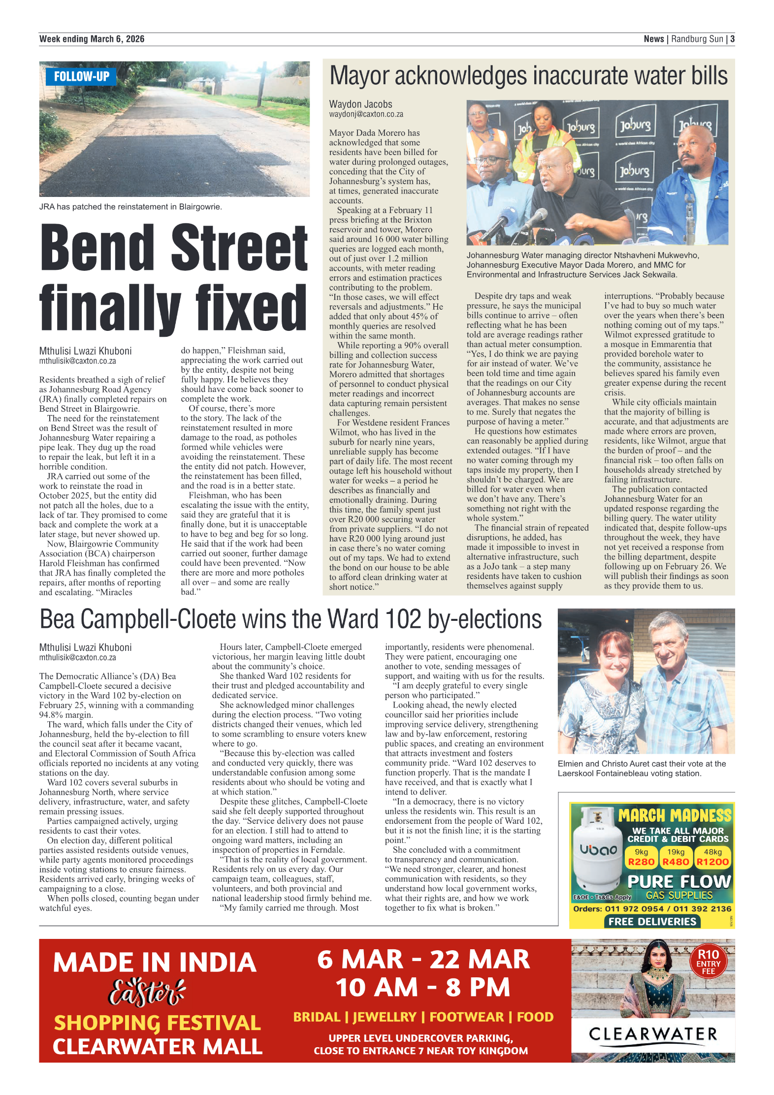 Randburg Sun 6 March 2026 page 3