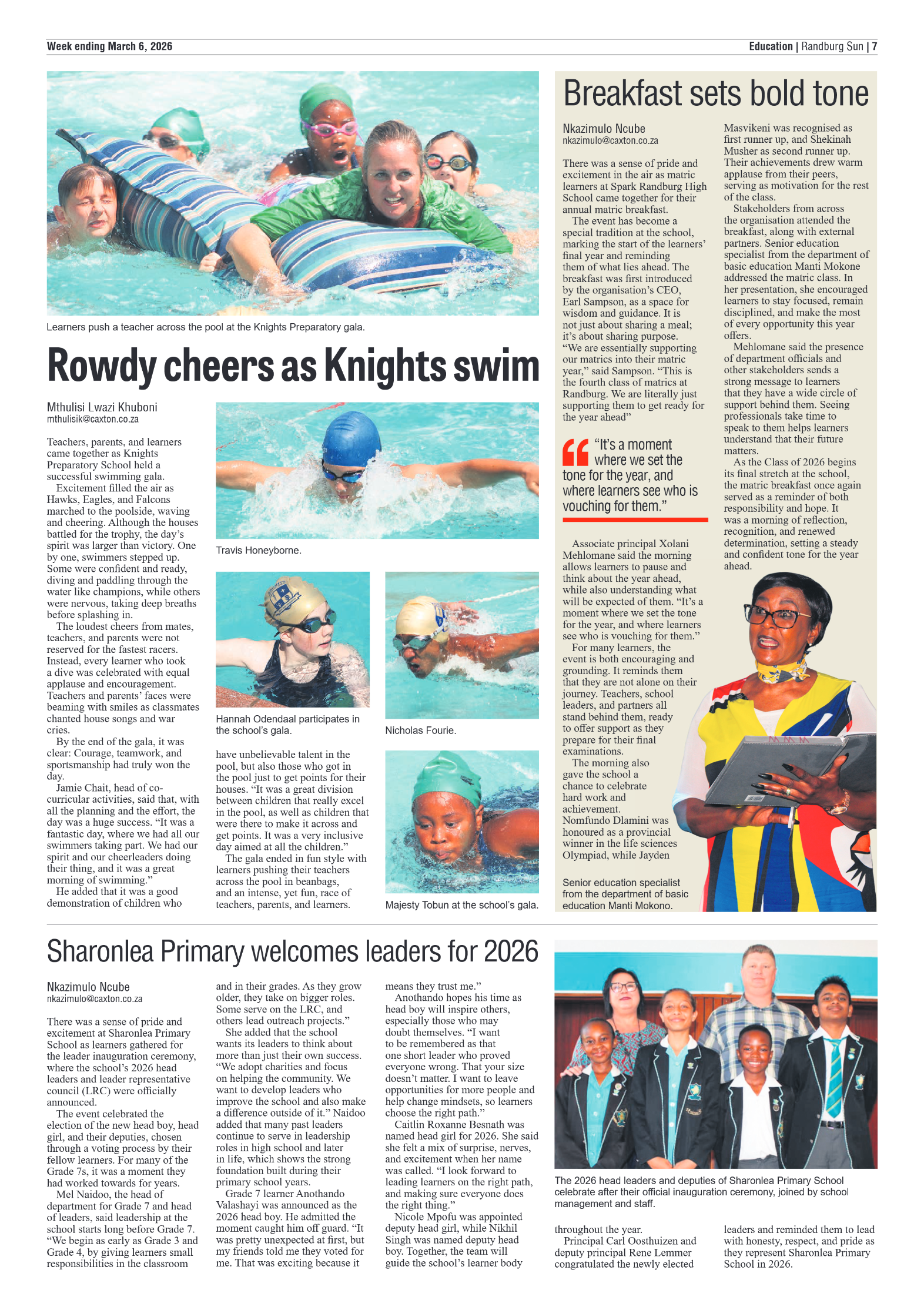 Randburg Sun 6 March 2026 page 7