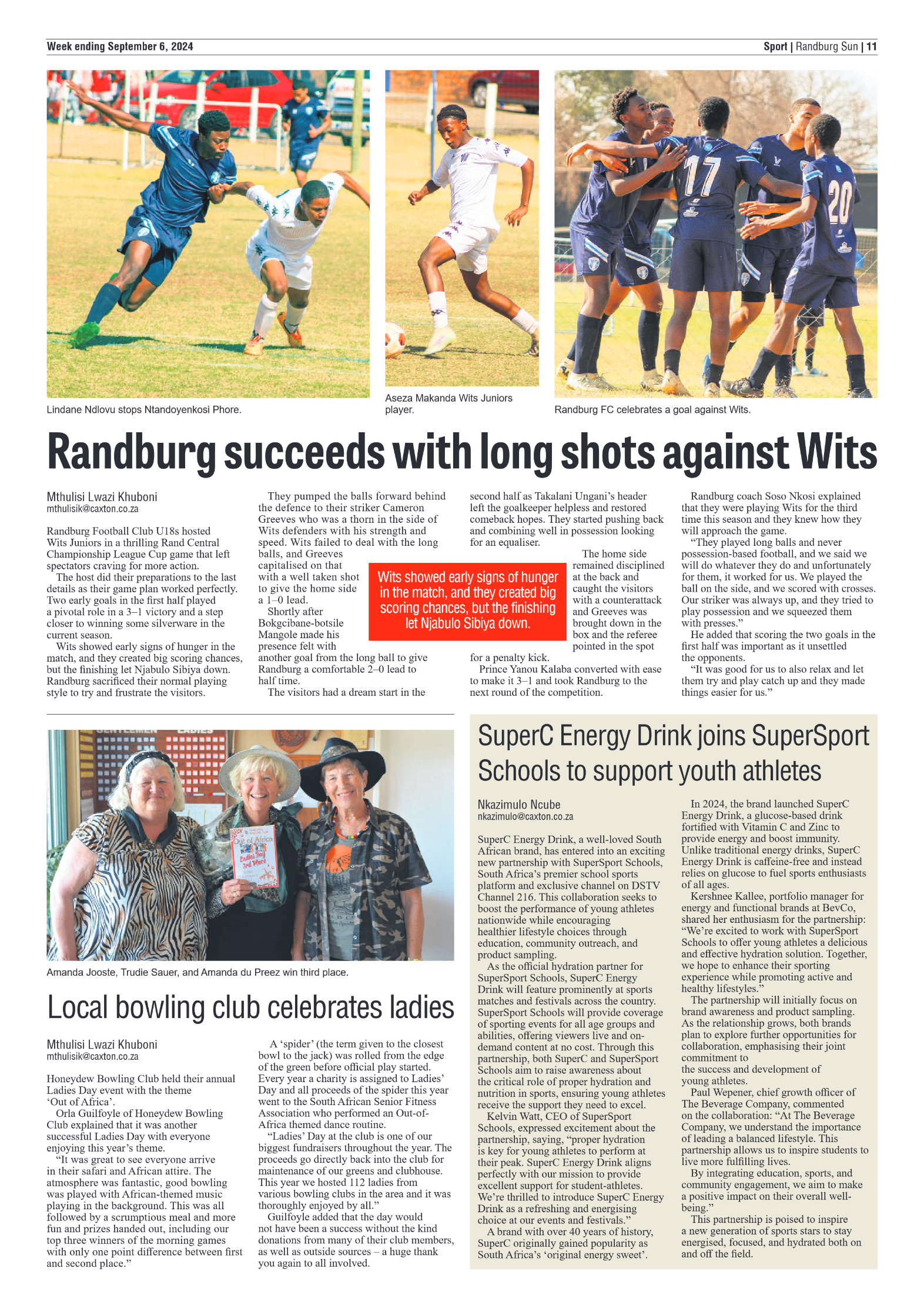 Randburg Sun 6 September 2024 page 11