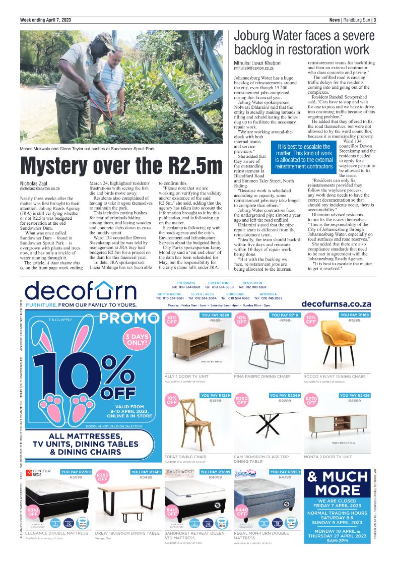 Randburg Sun 7 April 2023 page 3