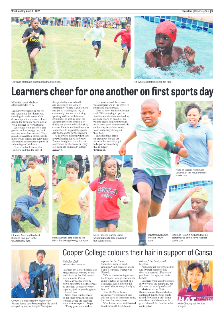 Randburg Sun 7 April 2023 page 9