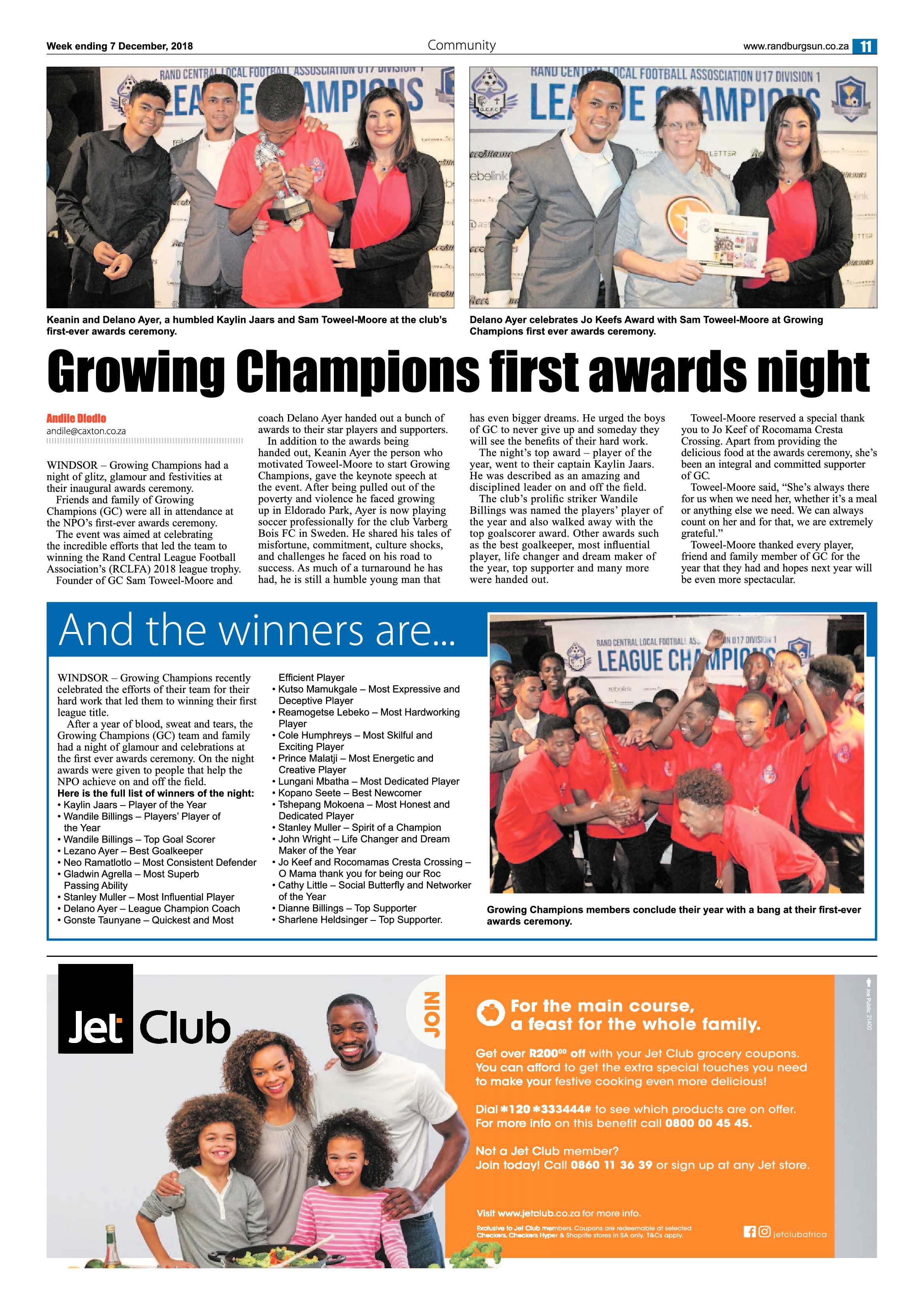 Randburg Sun 7 December 2018 page 11