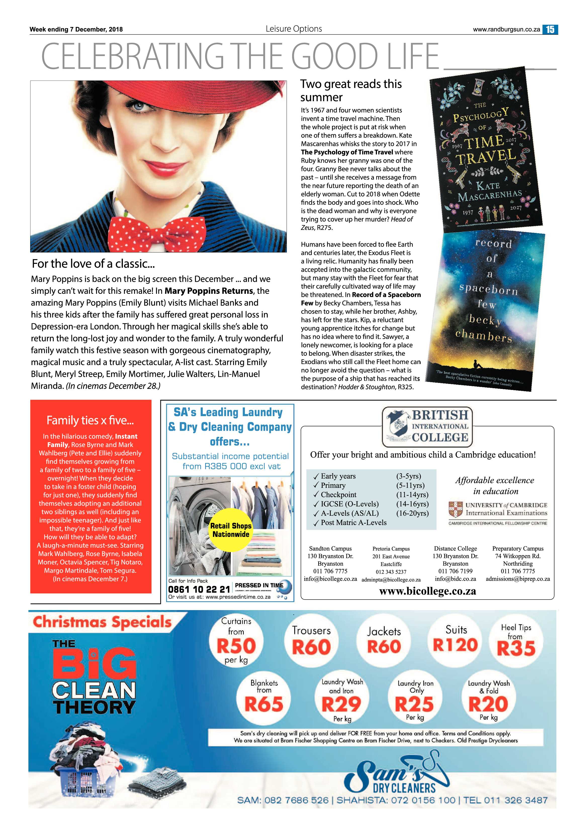 Randburg Sun 7 December 2018 page 15