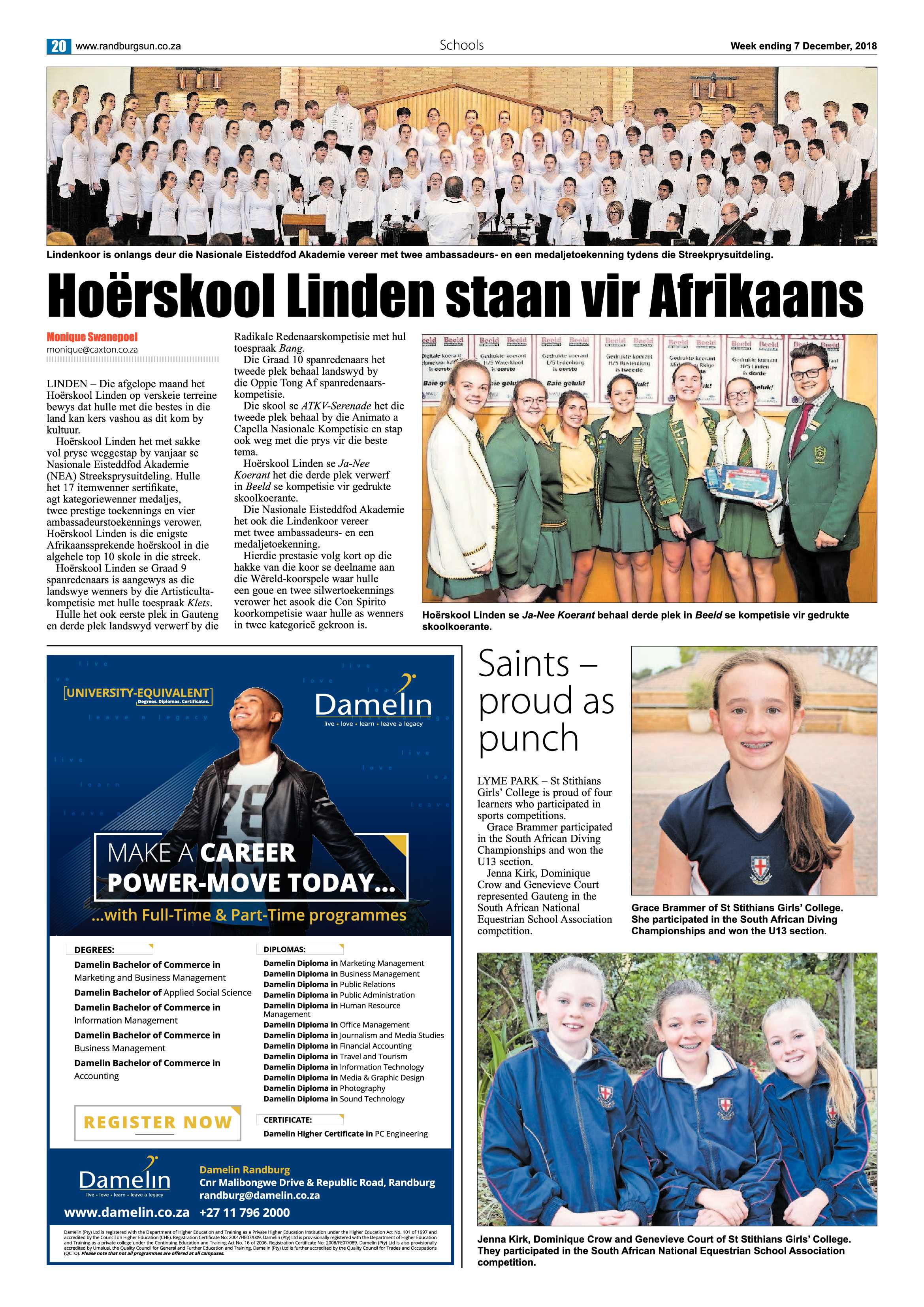 Randburg Sun 7 December 2018 page 20
