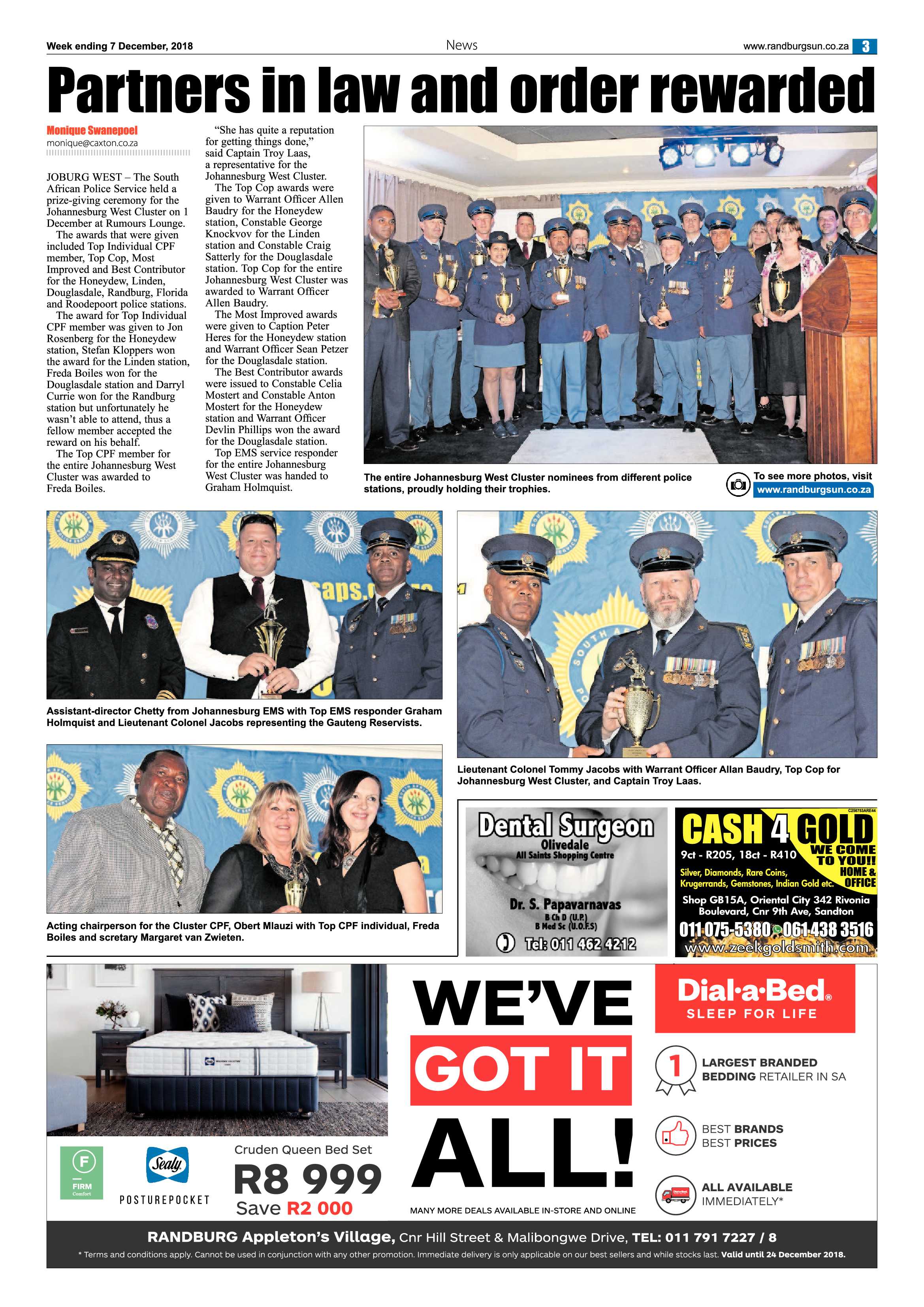 Randburg Sun 7 December 2018 page 3