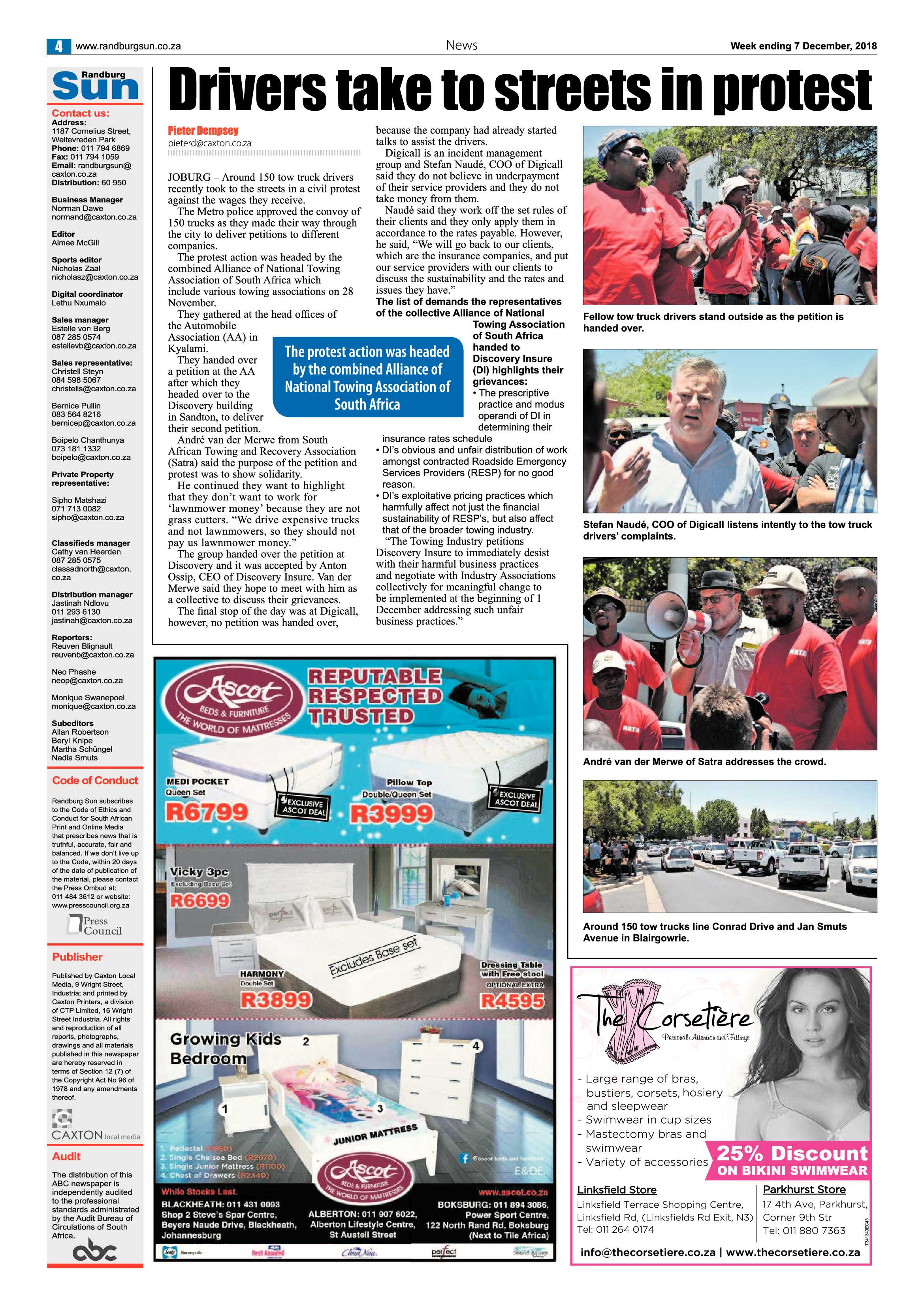 Randburg Sun 7 December 2018 page 4