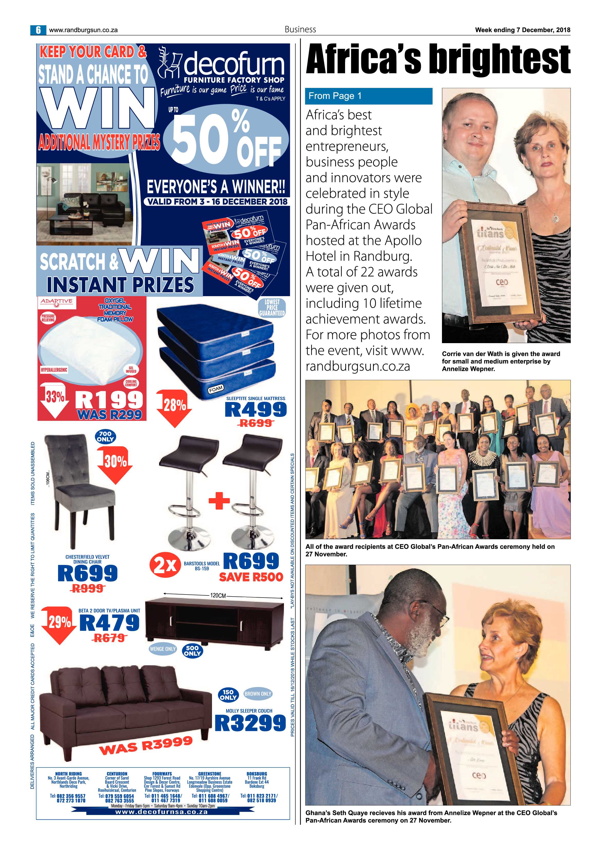 Randburg Sun 7 December 2018 page 6