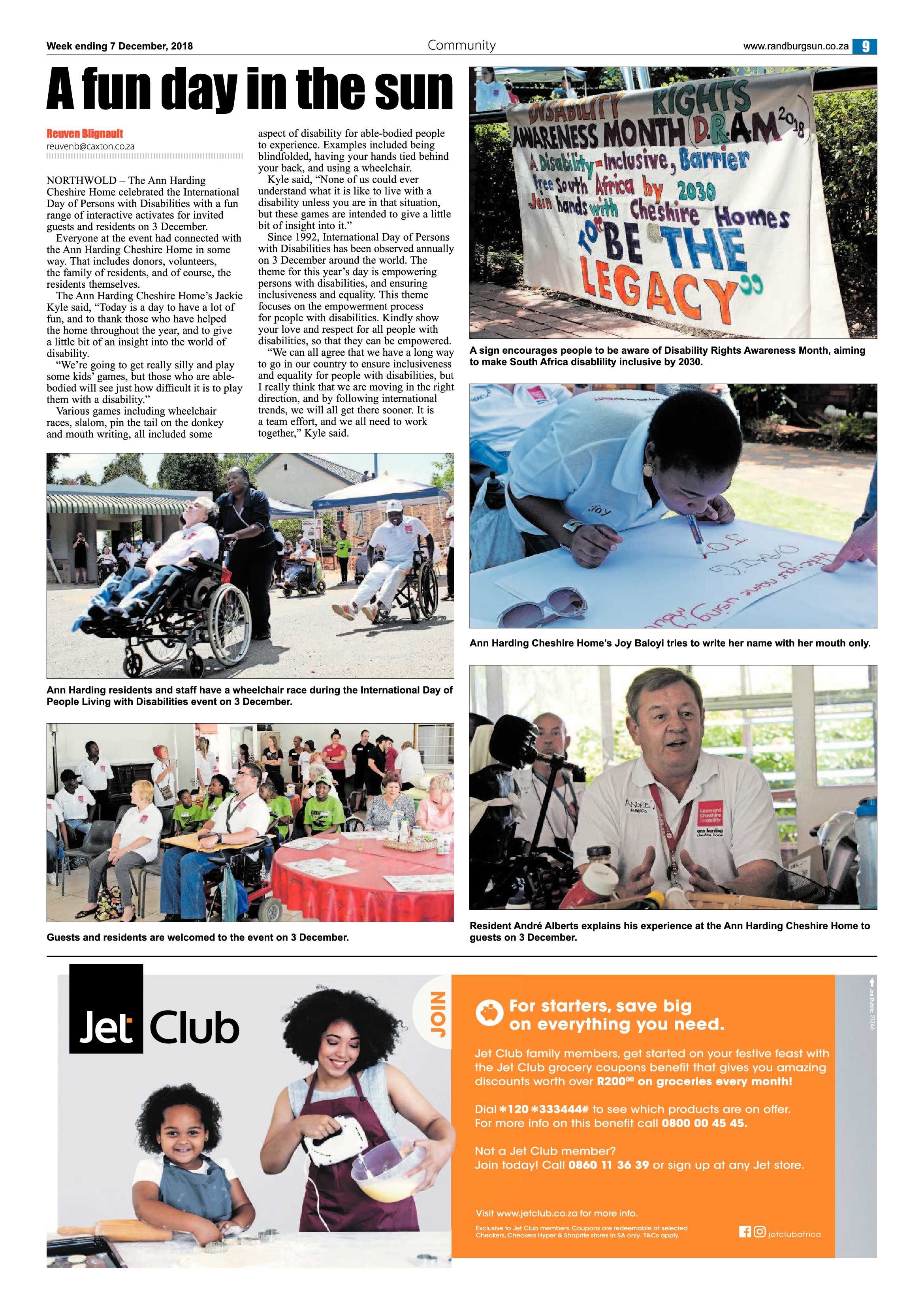Randburg Sun 7 December 2018 page 9