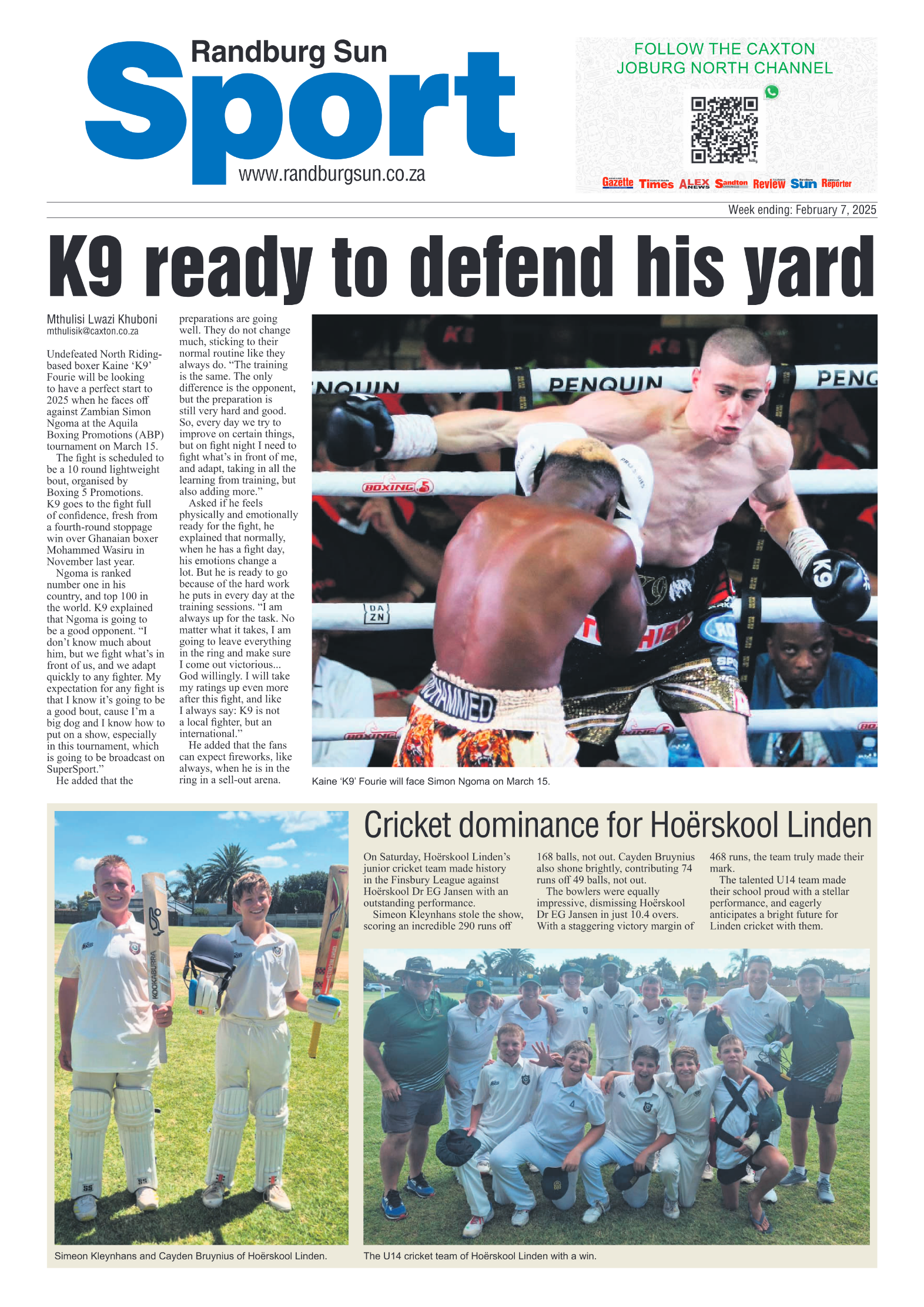 Randburg Sun 7 February 2025 page 12
